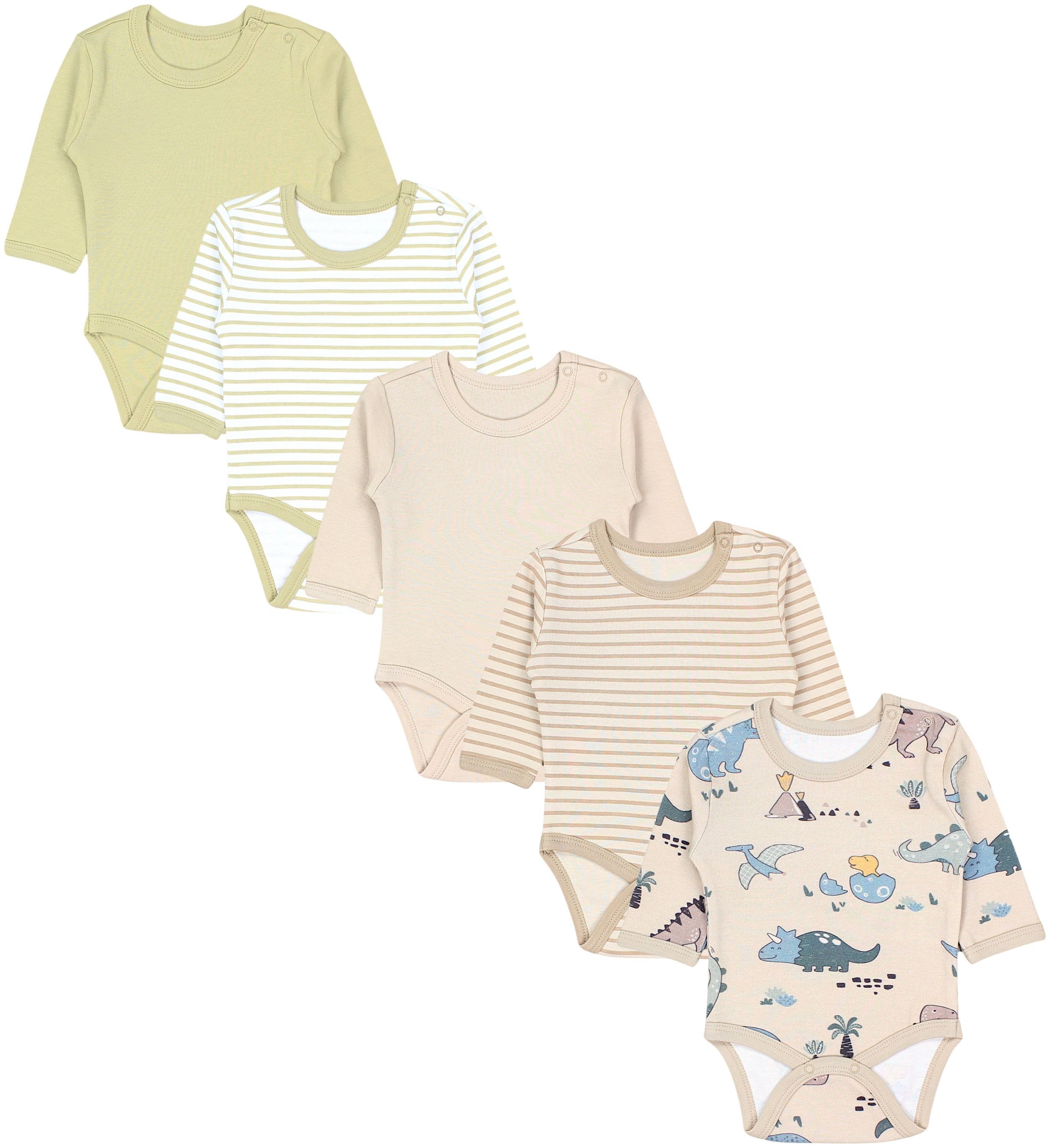 Dino Salbei Grün Streifen Light Beige