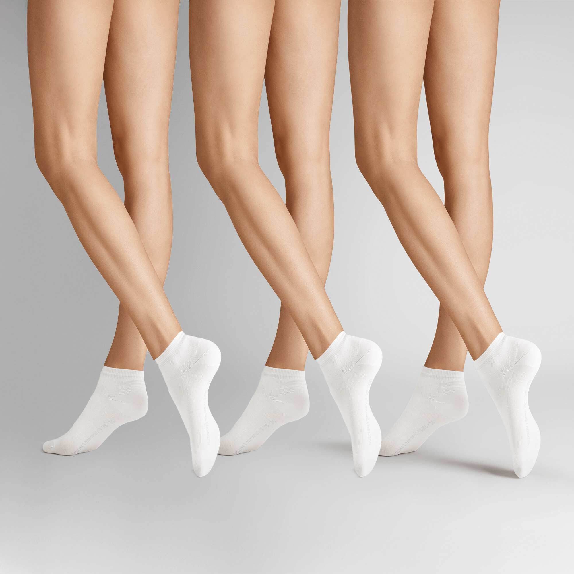 Hudson Sneakersocken Easy³ 3-Pack (3-Paar) Sneaker Socken im 3er Pack