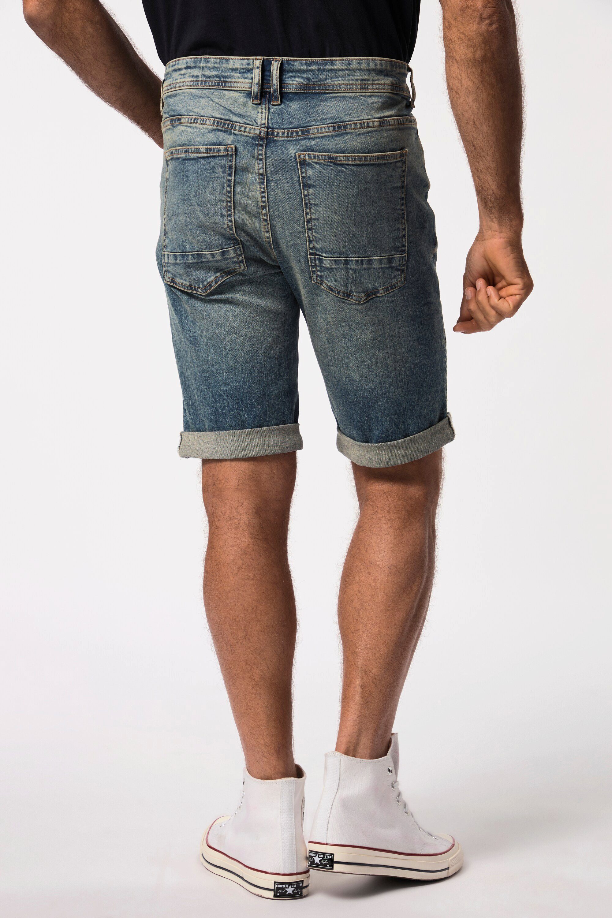 JP1880 Jeansbermudas Jeans-Bermuda Bauchfit FLEXNAMIC® Denim 5-Pocket – Bild 3 von 5