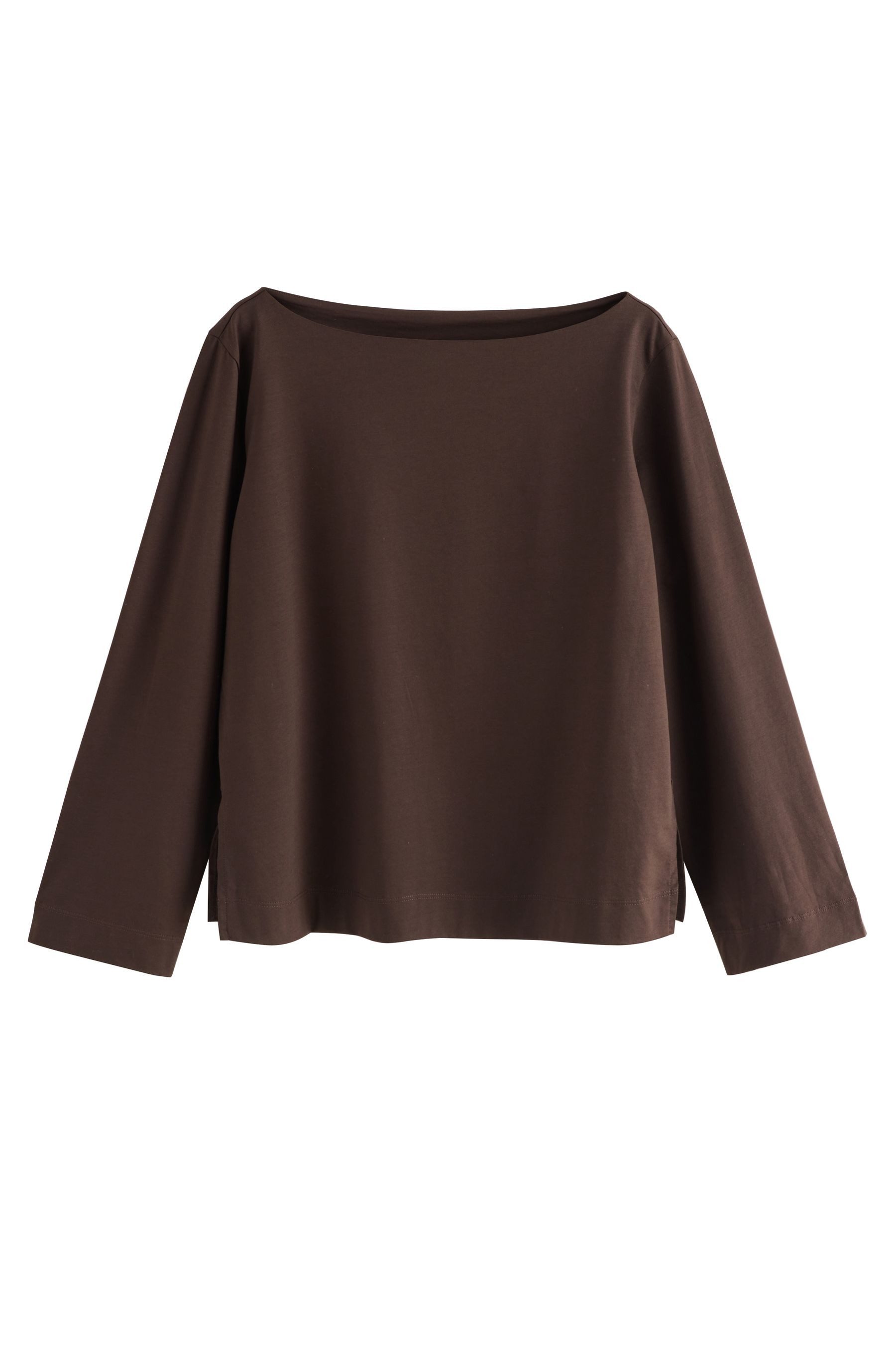 Langarmshirt N. Premium Langarmshirt mit Rundhalsausschnitt