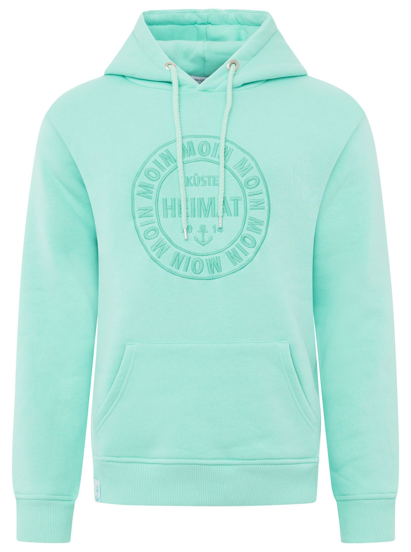 Zwillingsherz Hoodie "Heimat 2014" mit Fronttaschen und Kordel günstig online kaufen