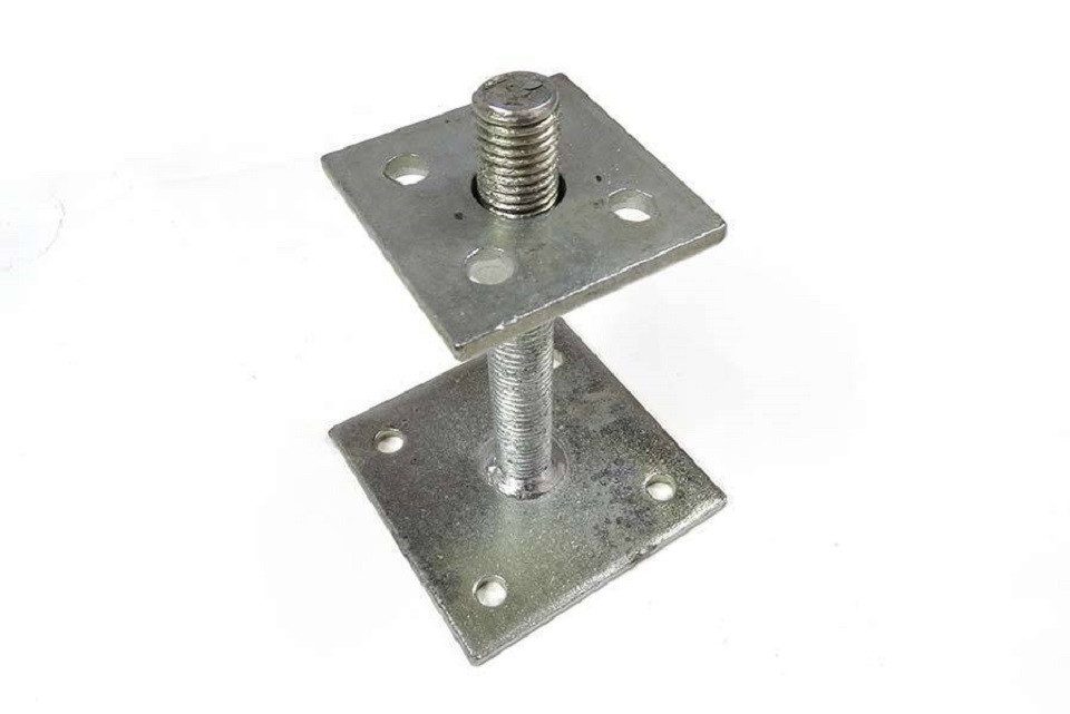 Gartenpirat Pfostenträger höhenverstellbar 35-160 mm Stützenfuß Pfostenträger für Holzpfosten, (1-St)