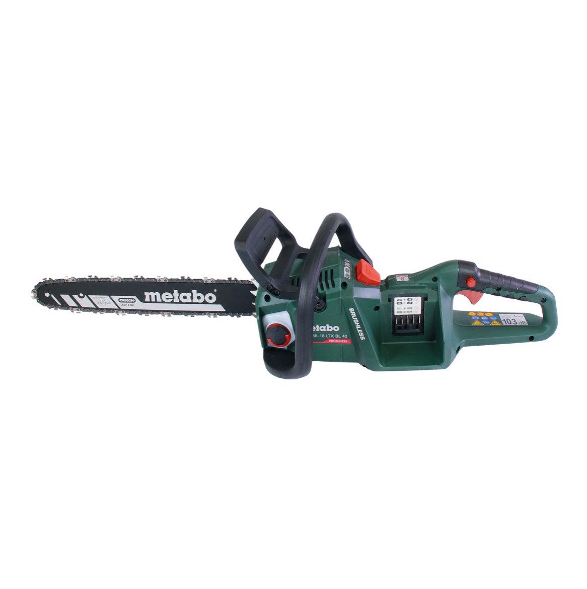 metabo Akku-Kettensäge MS 36-18 LTX BL 40 Akku Kettensäge 36 V (2x 18 V) 40 cm 22 m/s