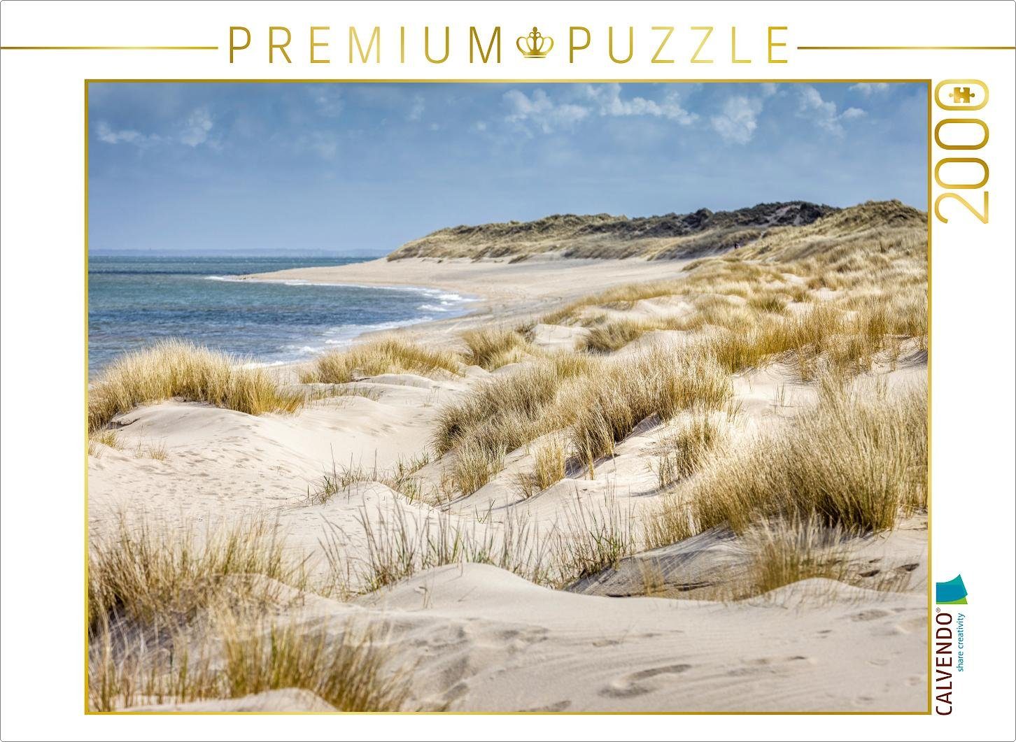 CALVENDO Puzzle CALVENDO Puzzle Dünenlandschaft im Naturschutzgebiet Ellenbogen auf Sylt 2000 Teile Lege-Größe 90 x 67 cm Foto-Puzzle Bild von Christian Müringer, 2000 Puzzleteile