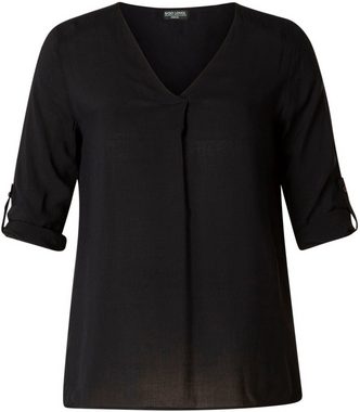 Base Level Shirtbluse mit V-Ausschnitt