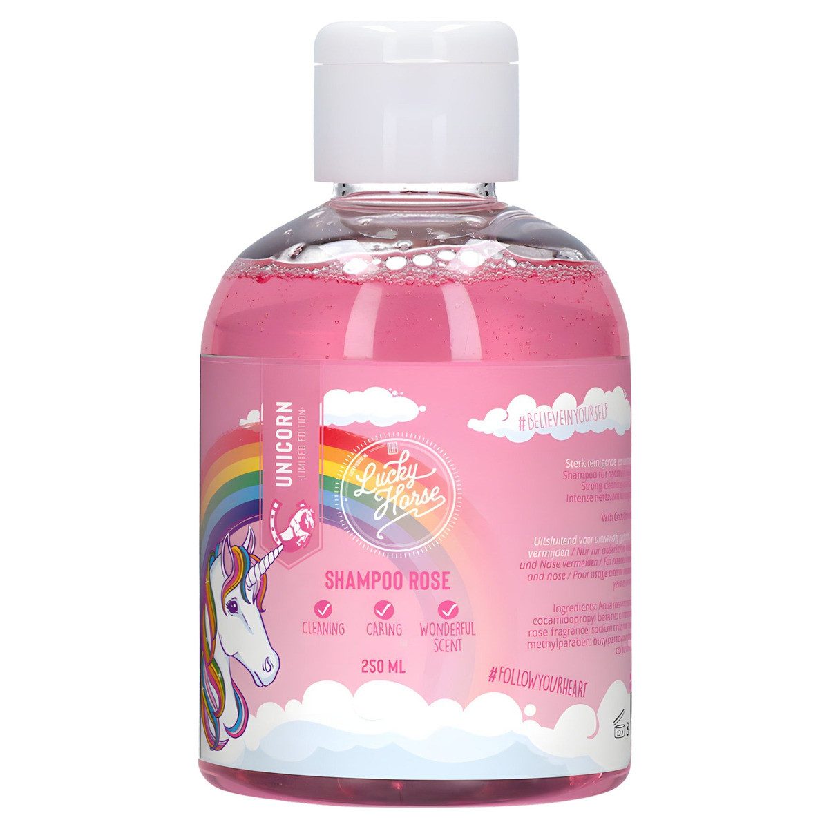 Holland Animal Care Waschtisch-Halbsäule Pferdeshampoo Unicorn Shampoo Rose