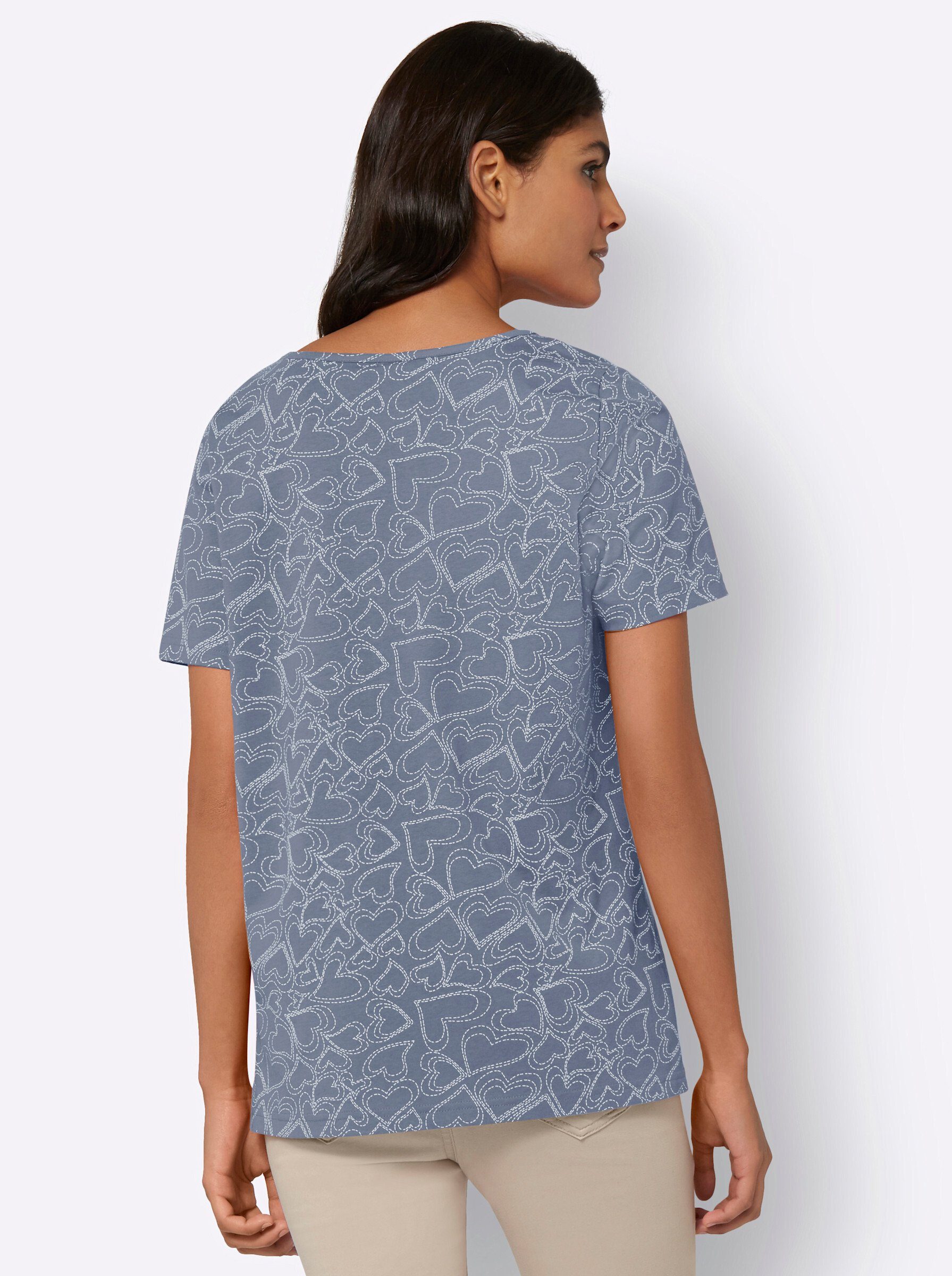Sieh an! T-Shirt Druck-Shirt Kurzarm günstig online kaufen