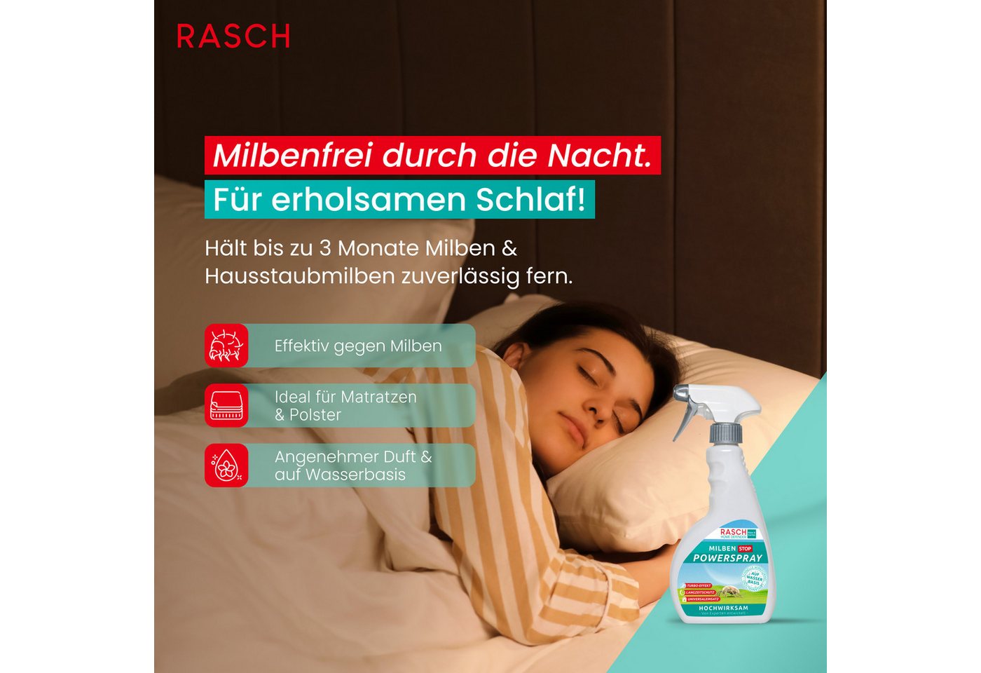 Thumbnail - Rasch Insektenspray Rasch® Home Defender - Milben Stop Power Spray - 500 ml, 500 ml, 1-St., 500 ml