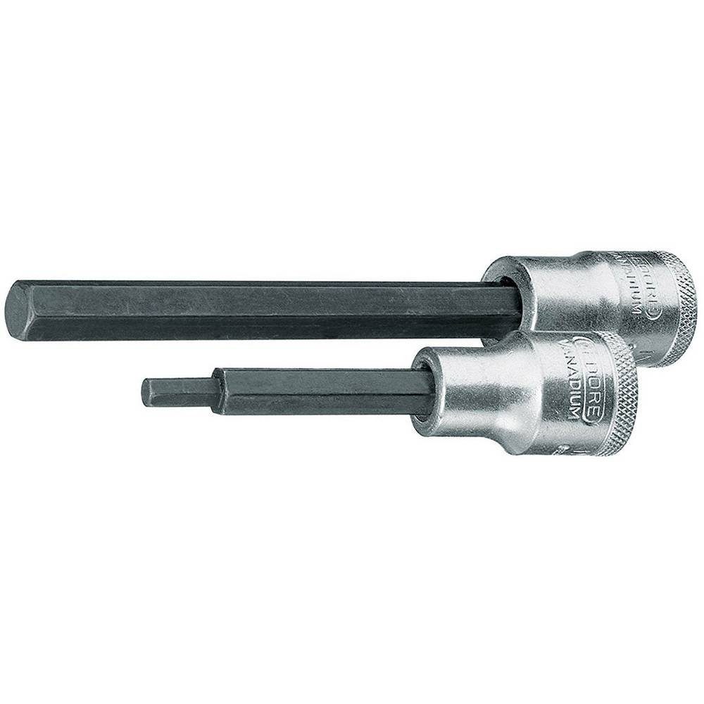Gedore Steckschlüssel Schraubendrehereinsatz 1/2″ 140mm Innen-6-kt 6 mm | Steckschlüssel