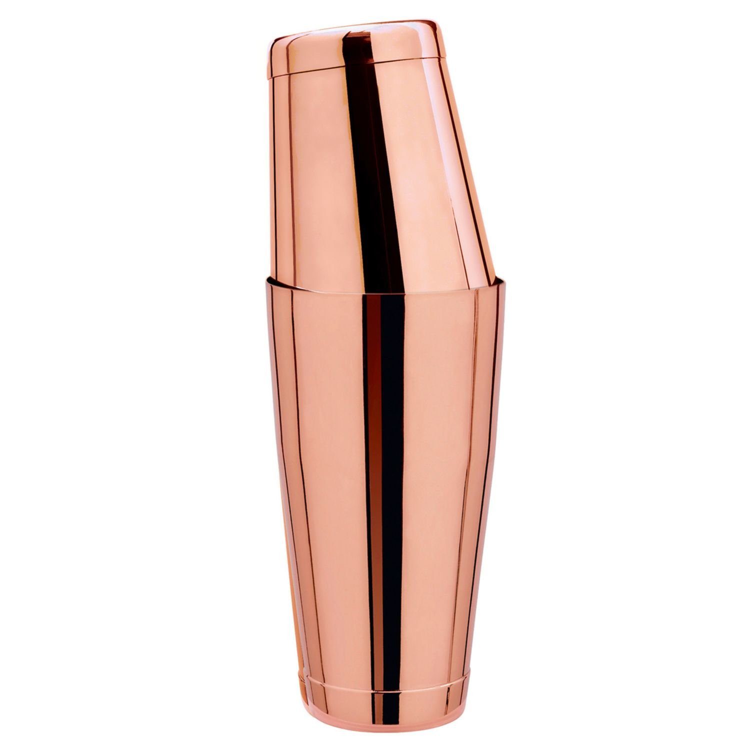 ich-zapfe Cocktail Shaker TIN in TIN Shaker, Edelstahl - Kupfer-Optik, 28oz/18oz