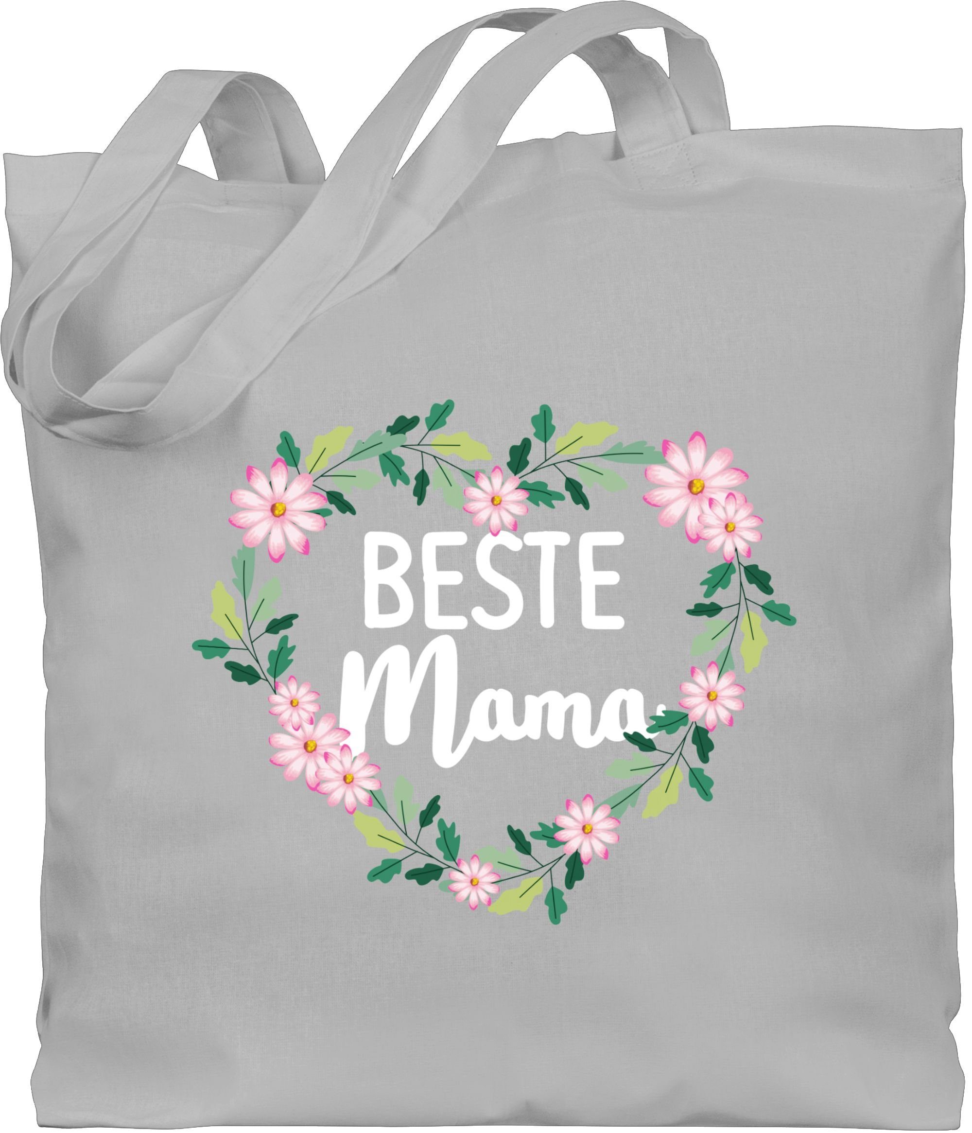 Hellgrau Beste Muttertagsgeschenk II, Shirtracer Mama 3 Umhängetasche