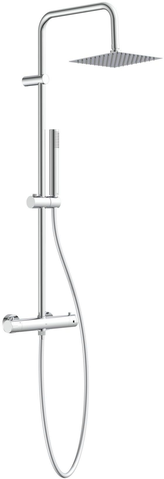 welltime Brausegarnitur Porto, Duschsystem inkl. Thermostat mit Sicherheits günstig online kaufen