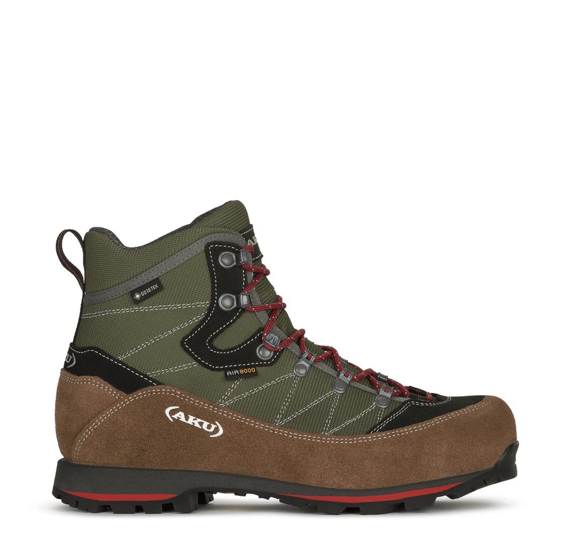 AKU Trekker Lite III Wide GTX (wasserdicht, weit) grün/braun Herren Wanderschuh