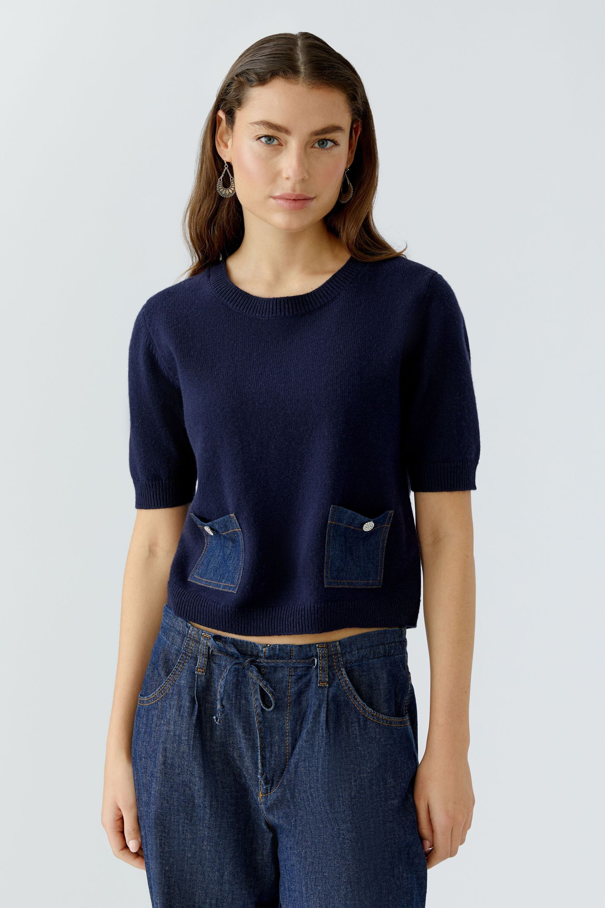 Oui Rundhalspullover Pullover günstig online kaufen