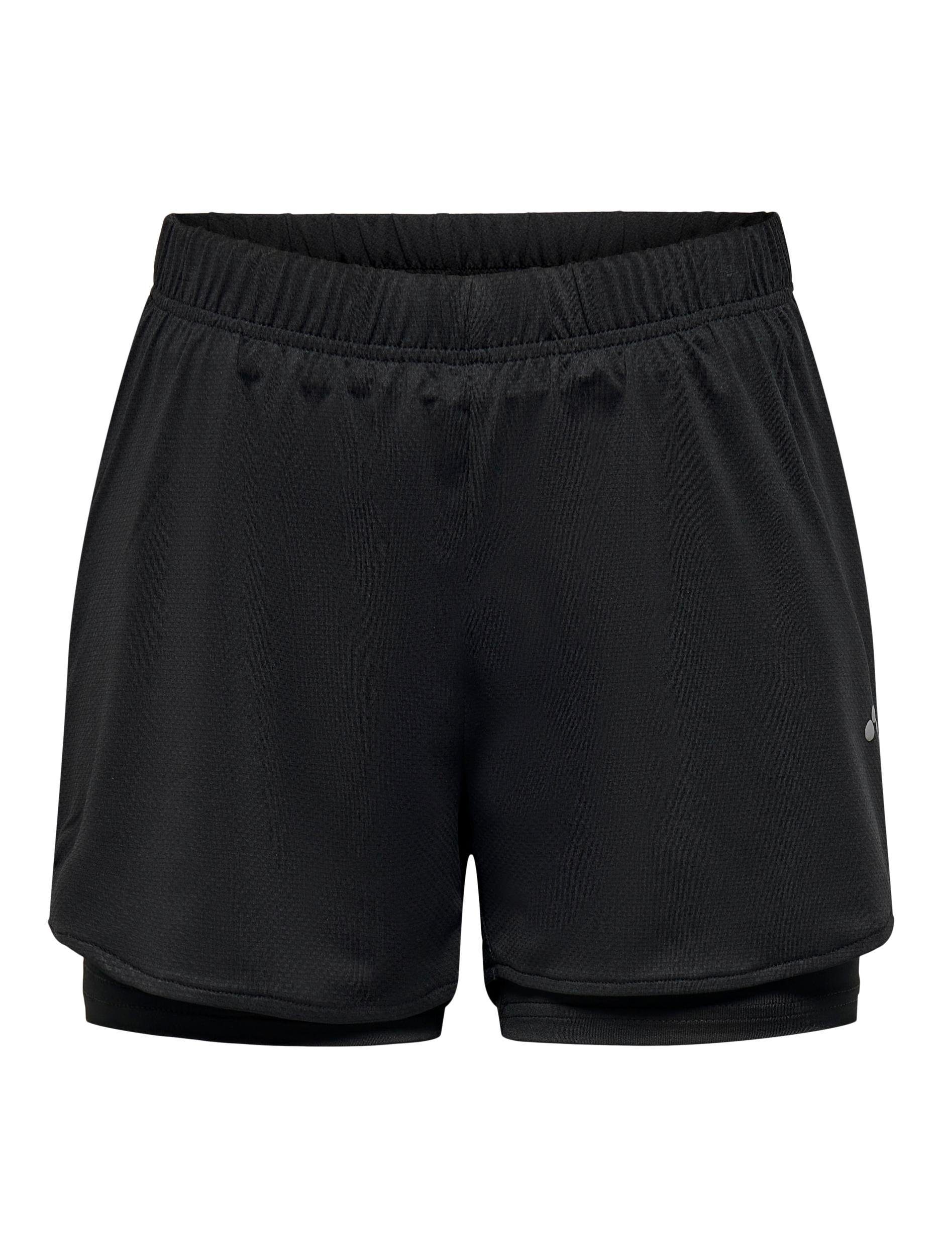 ONLY ONPMILA-2 PCK MW Black Play LOOSE Funktionsshorts NOOS SHORTS