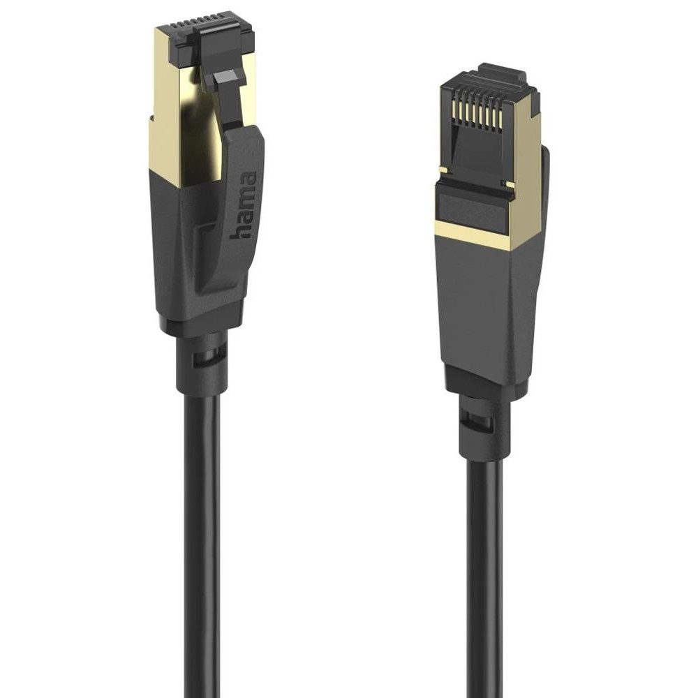 Hama 00202003 CAT-8 Netzwerkkabel S/FTP Schwarz Netzwerkkabel