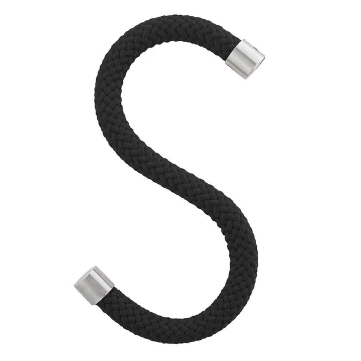 Peppermint Products Garderobenhaken Products Kleiderhaken S Rope Hook Schwarz (5er-Set)