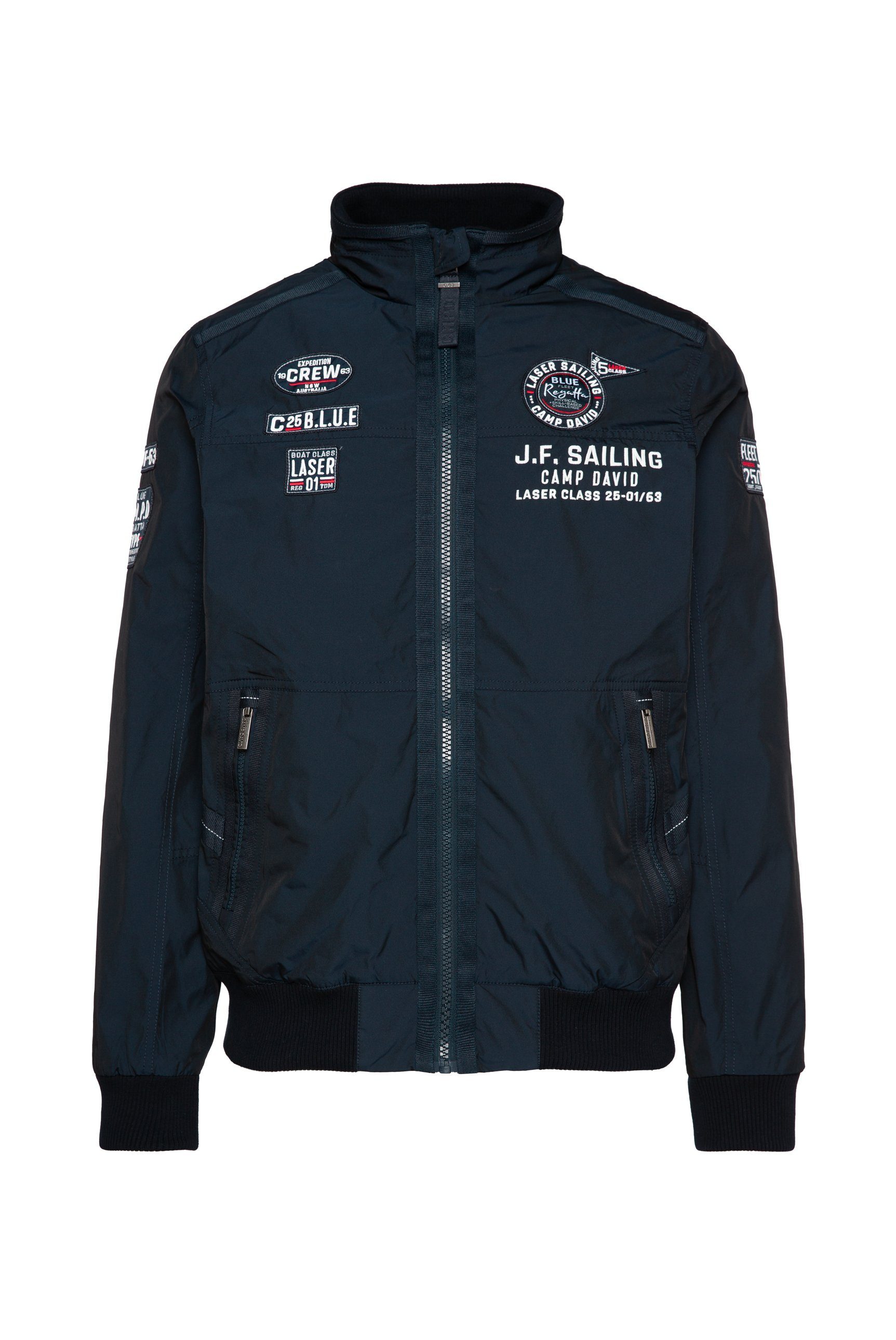 CAMP DAVID Outdoorjacke mit Stehkragen