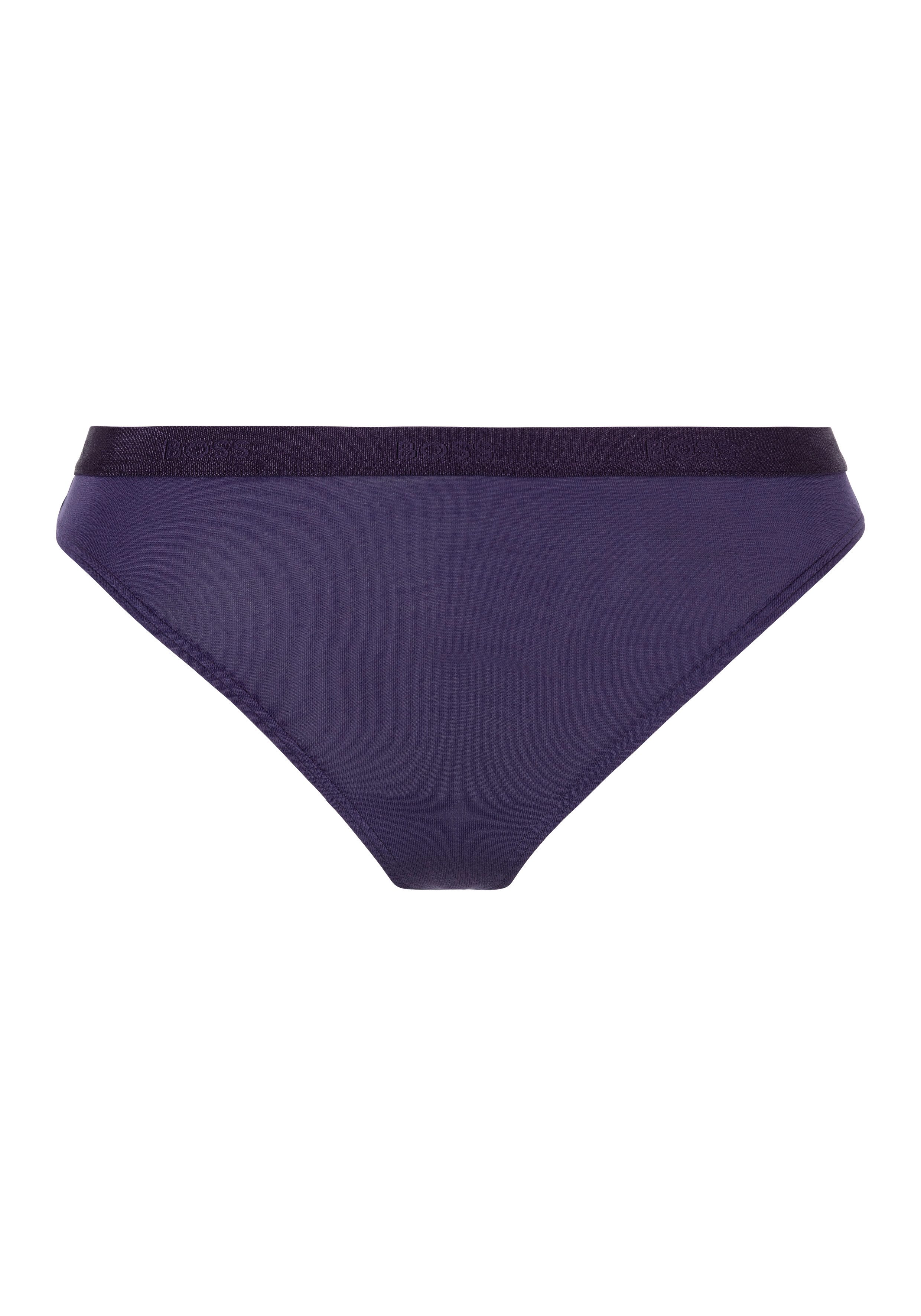 BOSS String THONG CI mit BOSS Logoschriftzug auf dem Bund