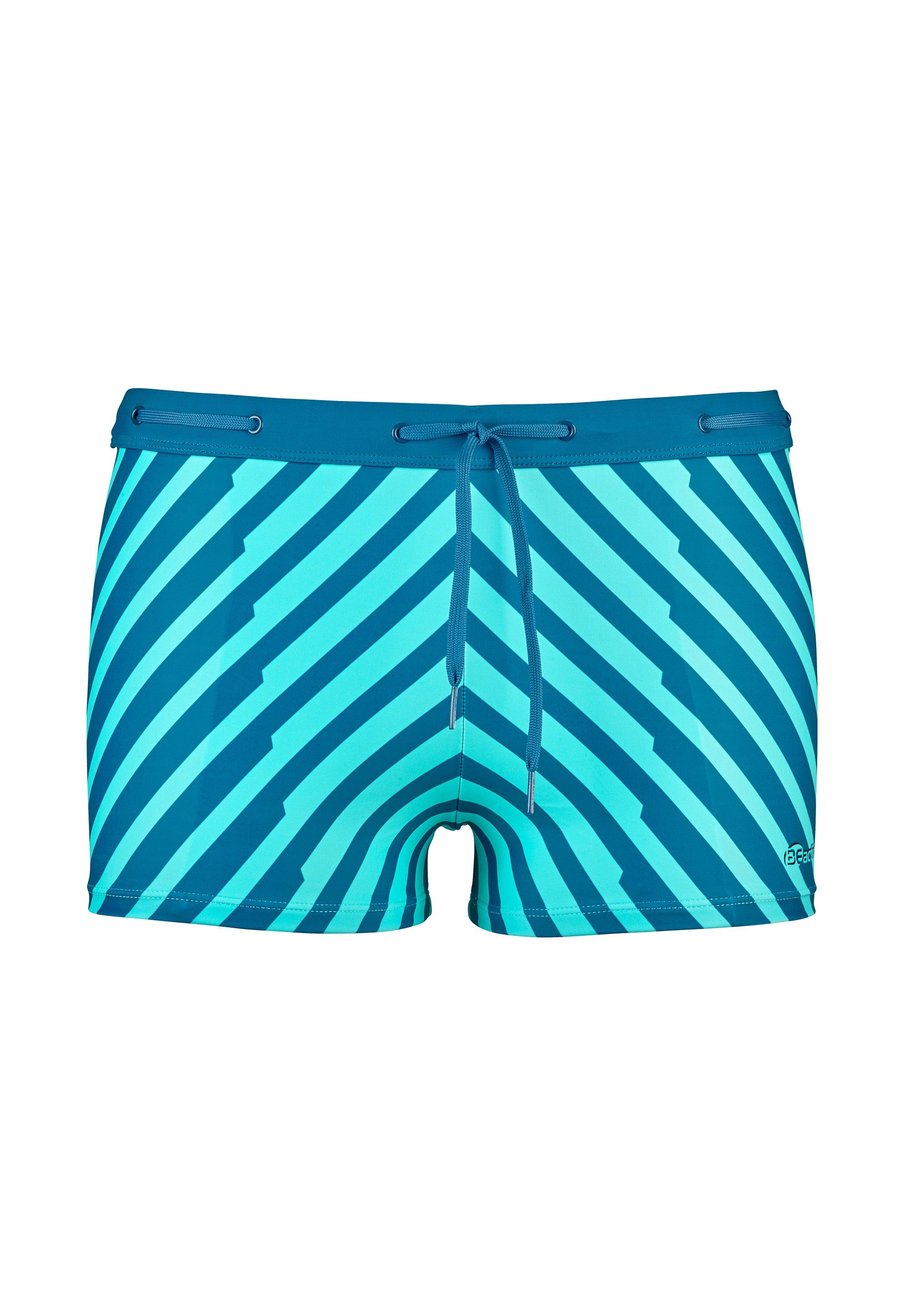 Beco Trunks in Swimwear Beermann (1-St) Badehose BEaktive raffiniertem Pfeildesign