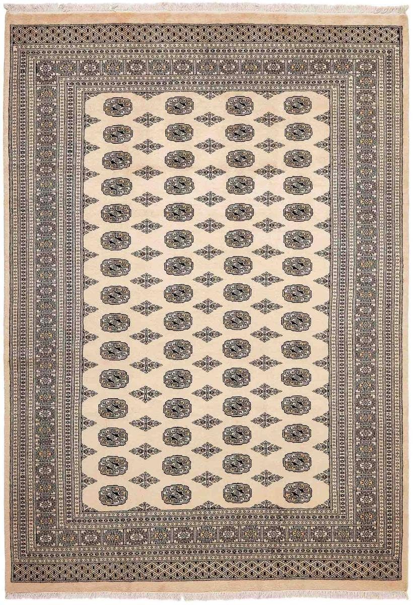 Orientteppich Pakistan Buchara 2ply 203x294 Handgeknüpfter Orientteppich, Nain Trading, rechteckig, Höhe: 8 mm