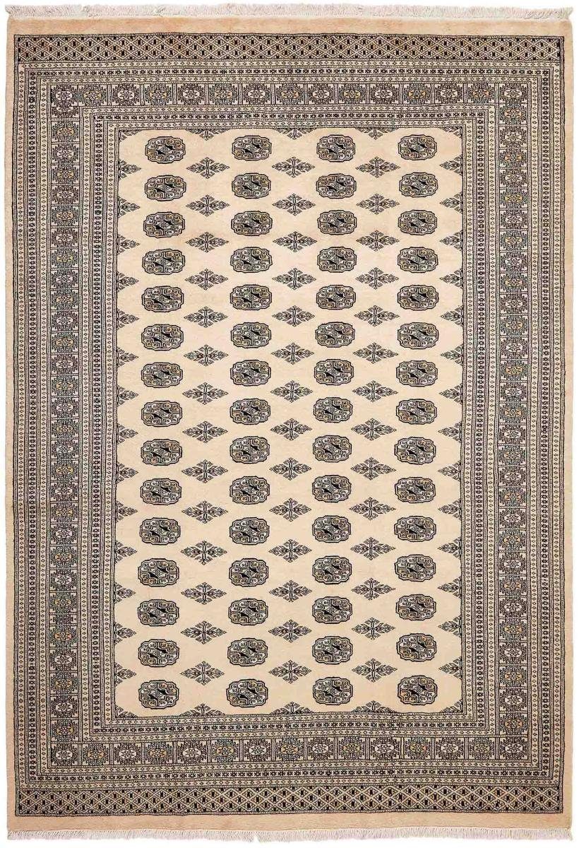 Trading, Orientteppich Orientteppich, Höhe: 2ply Nain Buchara Pakistan Handgeknüpfter 8 203x294 mm rechteckig,