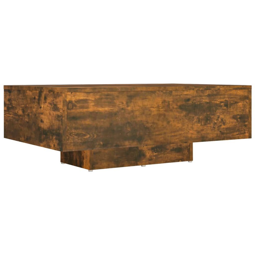 furnicato Couchtisch aus Holzwerkstoff 85 x 55 x 31 cm in Räuchereiche (1-S günstig online kaufen