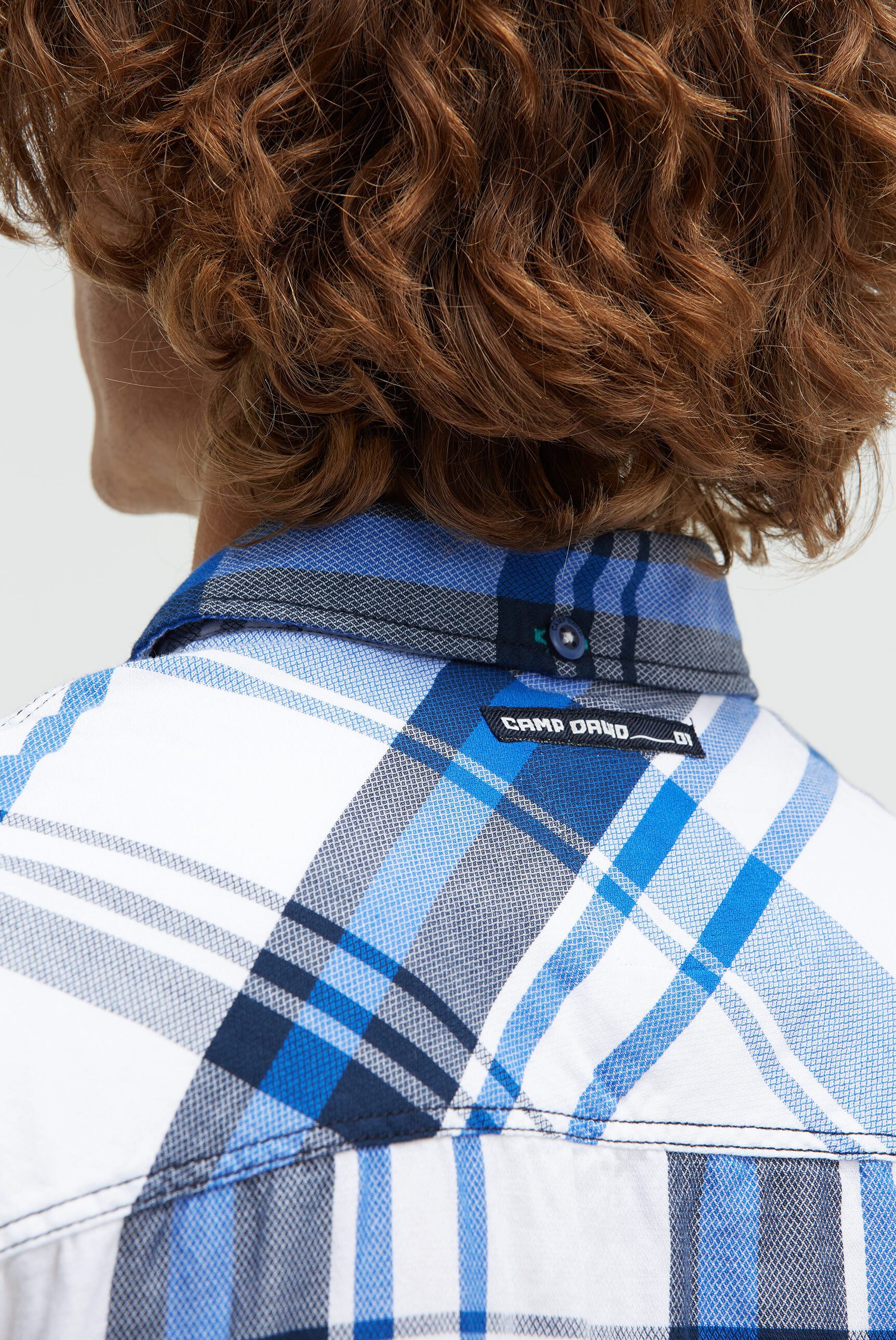 CAMP DAVID Kurzarmhemd mit Webstruktur