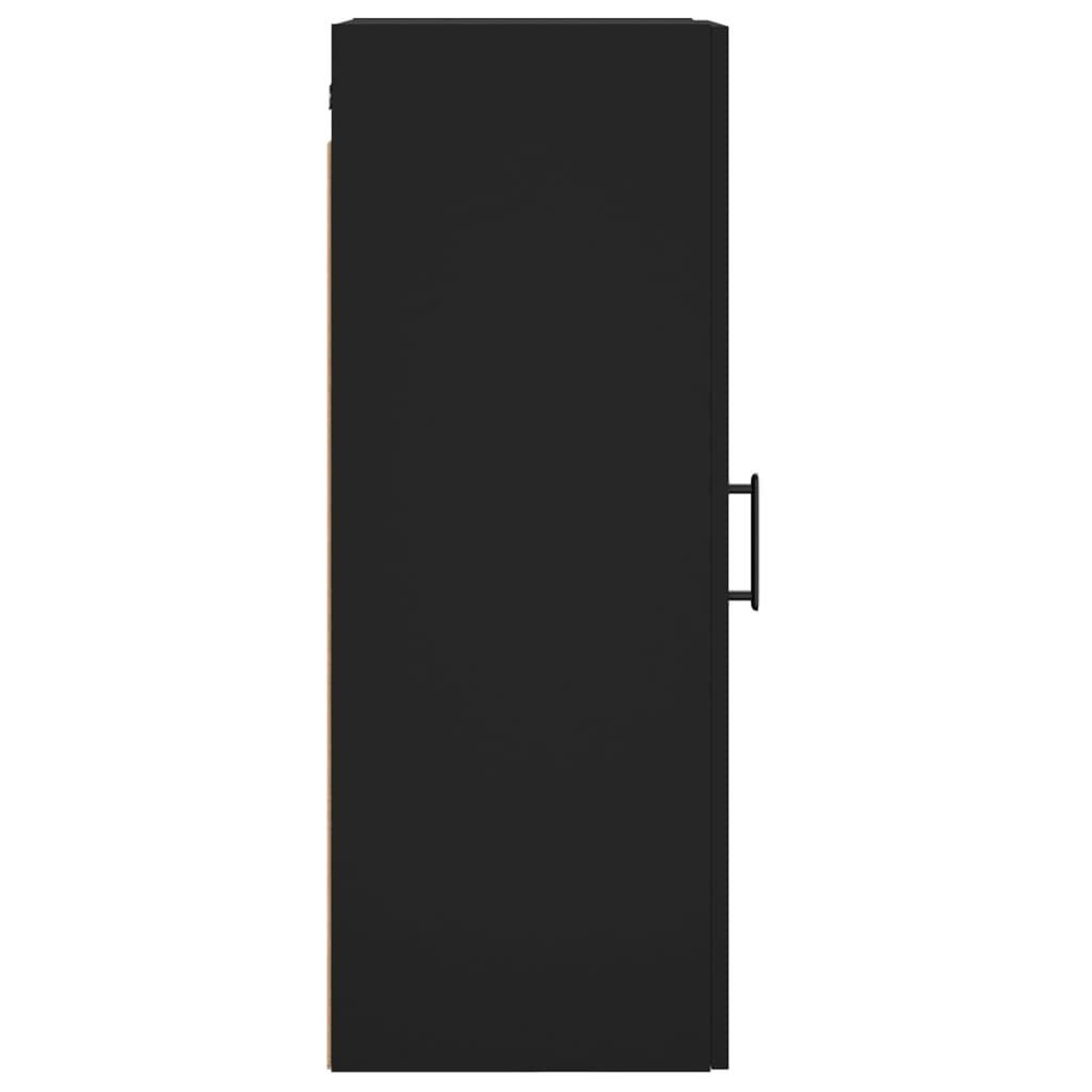 (1 vidaXL 34,5x34x90 cm St) Sideboard Schwarz Wandschrank