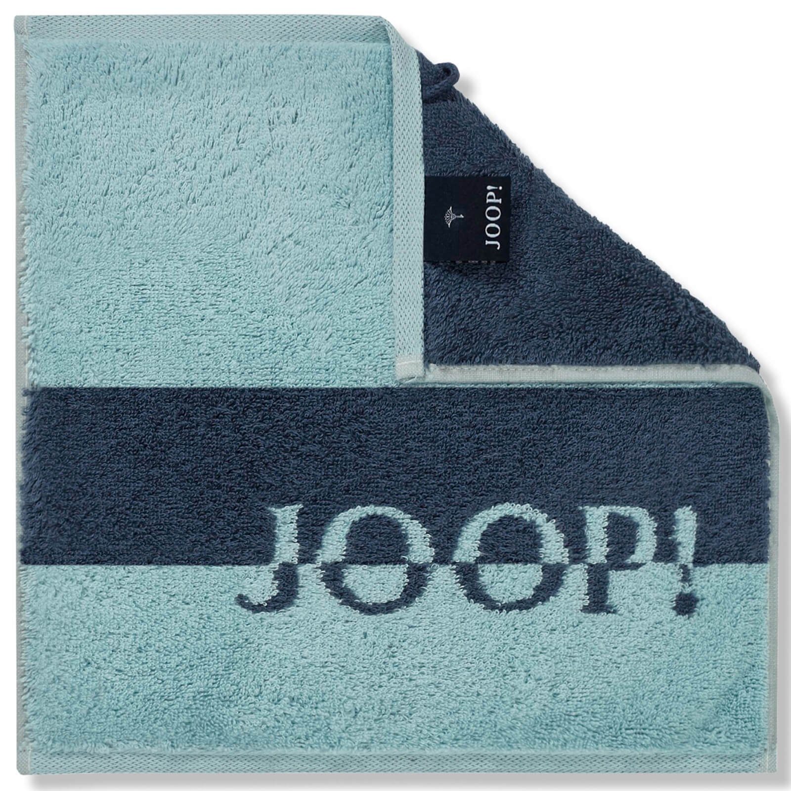JOOP! Handtuch Duschtuch Shades Stripe Aqua 1687 11, Walkfrottier (1-St), Querstreifen, Flauschig