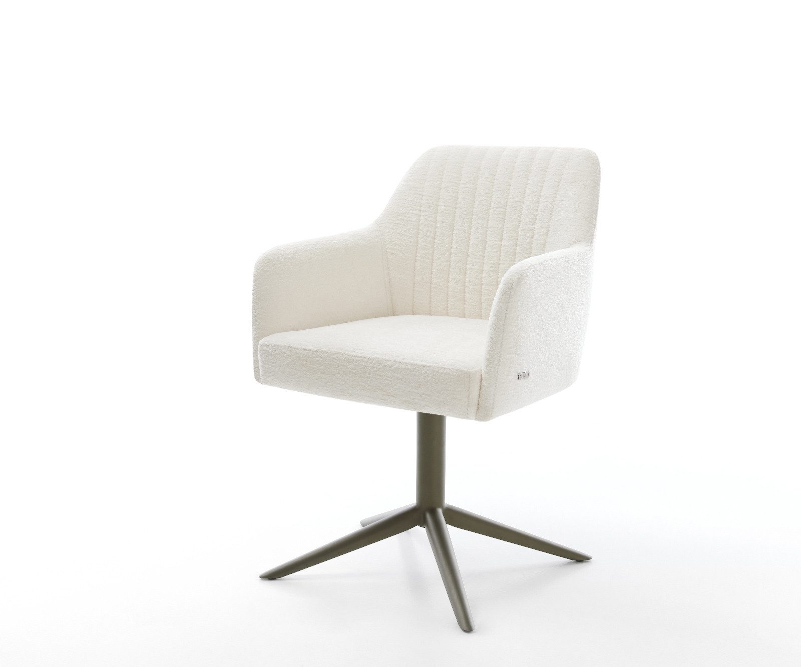 DELIFE Polsterstuhl Greg-Flex, Fußkreuz Effektfinish Titan günstig online kaufen