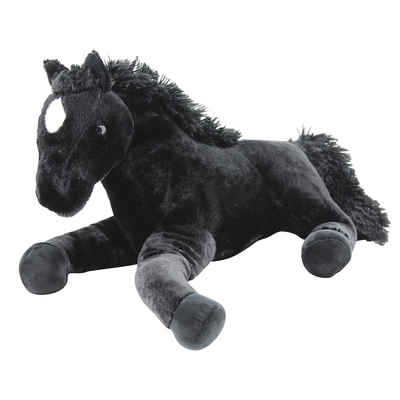 Sweety-Toys Kuscheltier »Sweety Toys 5185 Kuscheltier Pferd Fohlen schwarz Fohlen kuschelweich Plüschpferd liegend«