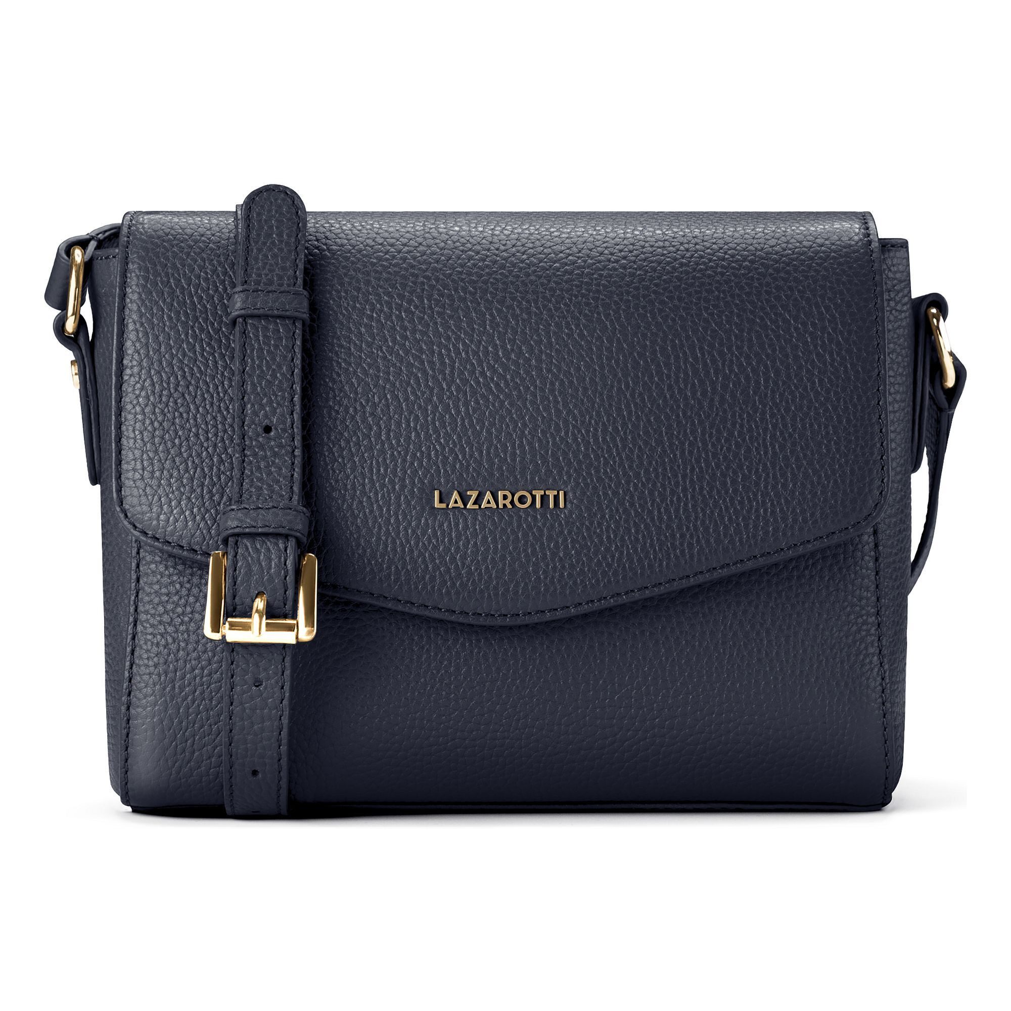 Lazarotti Umhängetasche Bologna Leather, Leder
