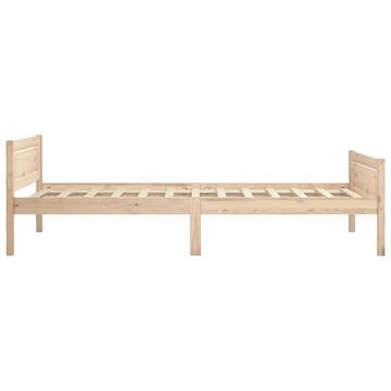 vidaXL Bett Massivholzbett Kiefer 90x200 cm