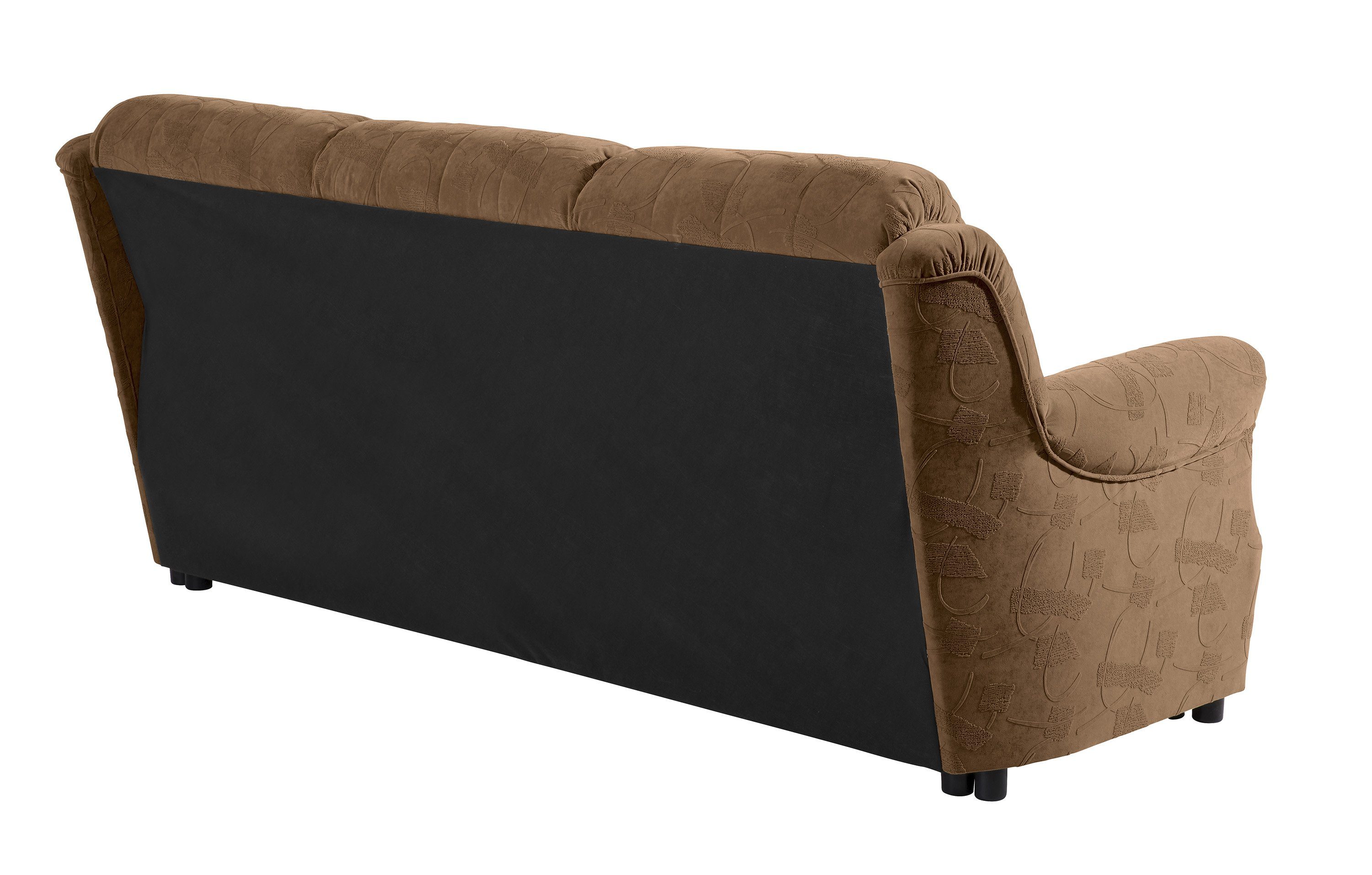 Stück, 1 Microfaser in Braun, Winzer® Germany Moldau 3-Sitzer Bettfunktion mit Made Sofa Max Sofa