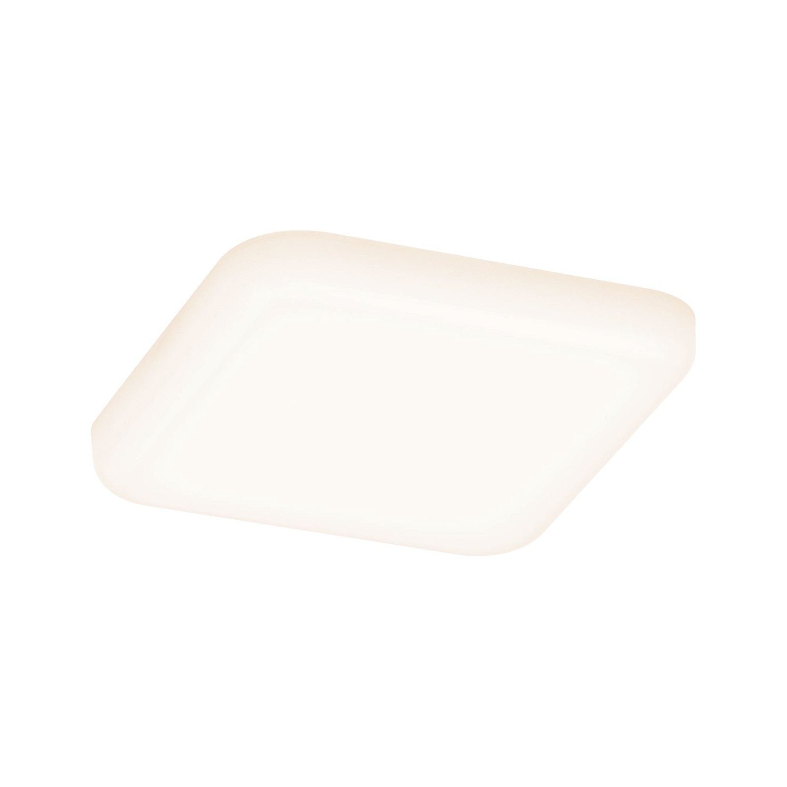 Paulmann LED Einbauleuchte VariFit Veluna IP44 eckig, 3000K Satin, LED fest integriert, Warmweiß, Einbaupanel