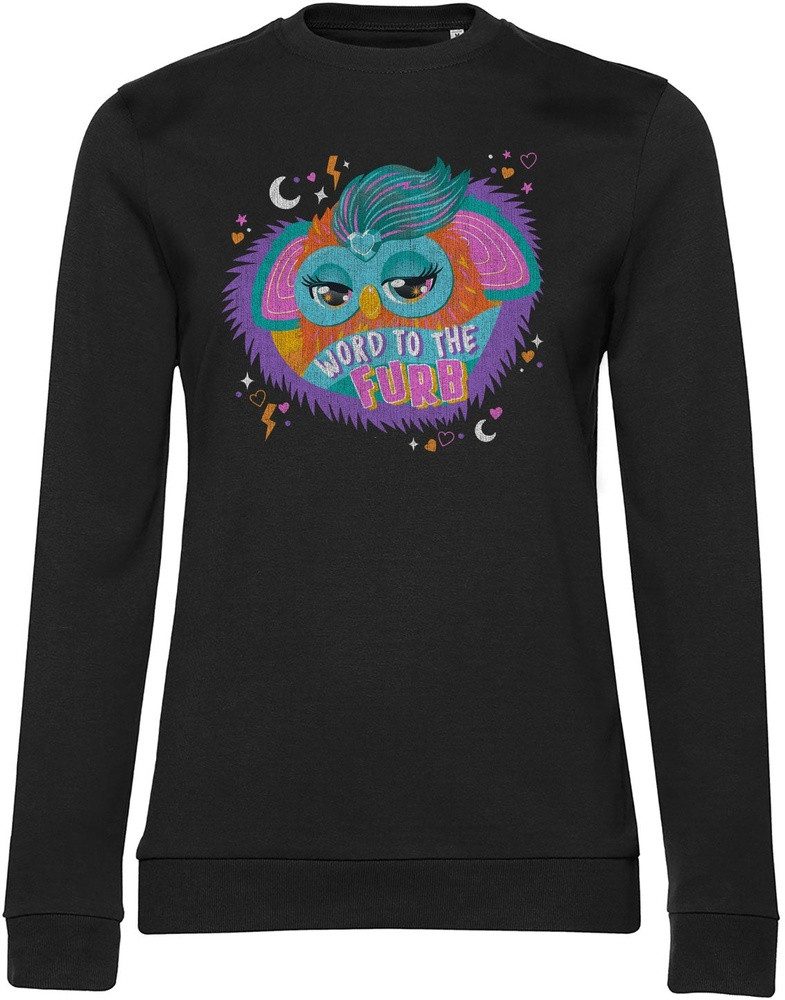 Furby Rundhalspullover Word To The Furb Girly Sweatshirt