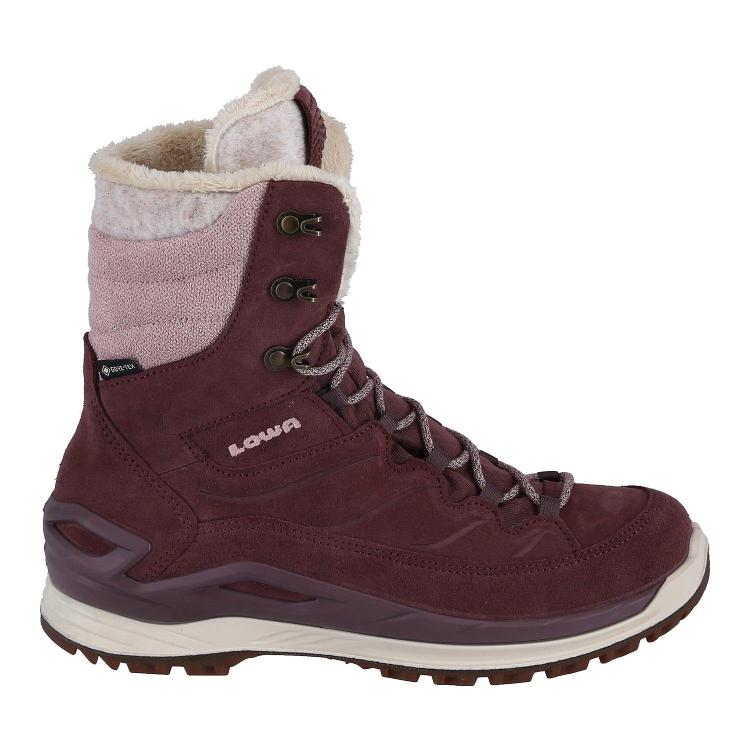 Lowa Calceta EVO GTX (Veloursleder, wasserdicht) rose/altrosa Damen Winterstiefel