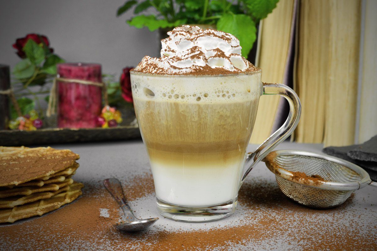 Sendez Gläser-Set 6 Cappuccino Kaffeegläser Teegläser 250 ml Henkel, 6-tlg., Glas – Bild 2 von 5