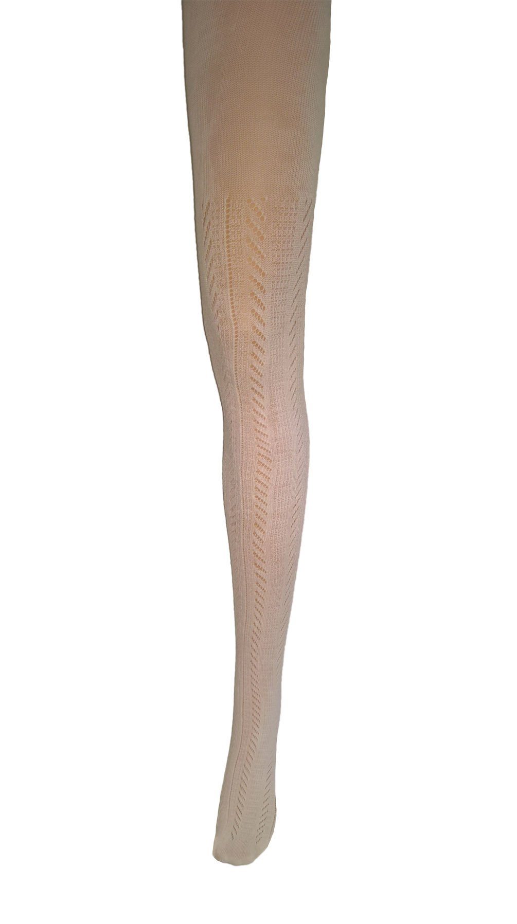 Baumwolle hautfreundlicher Feinstrumpfhose aus St) Ivory STYLE EDELWEIS (1 KUNERT