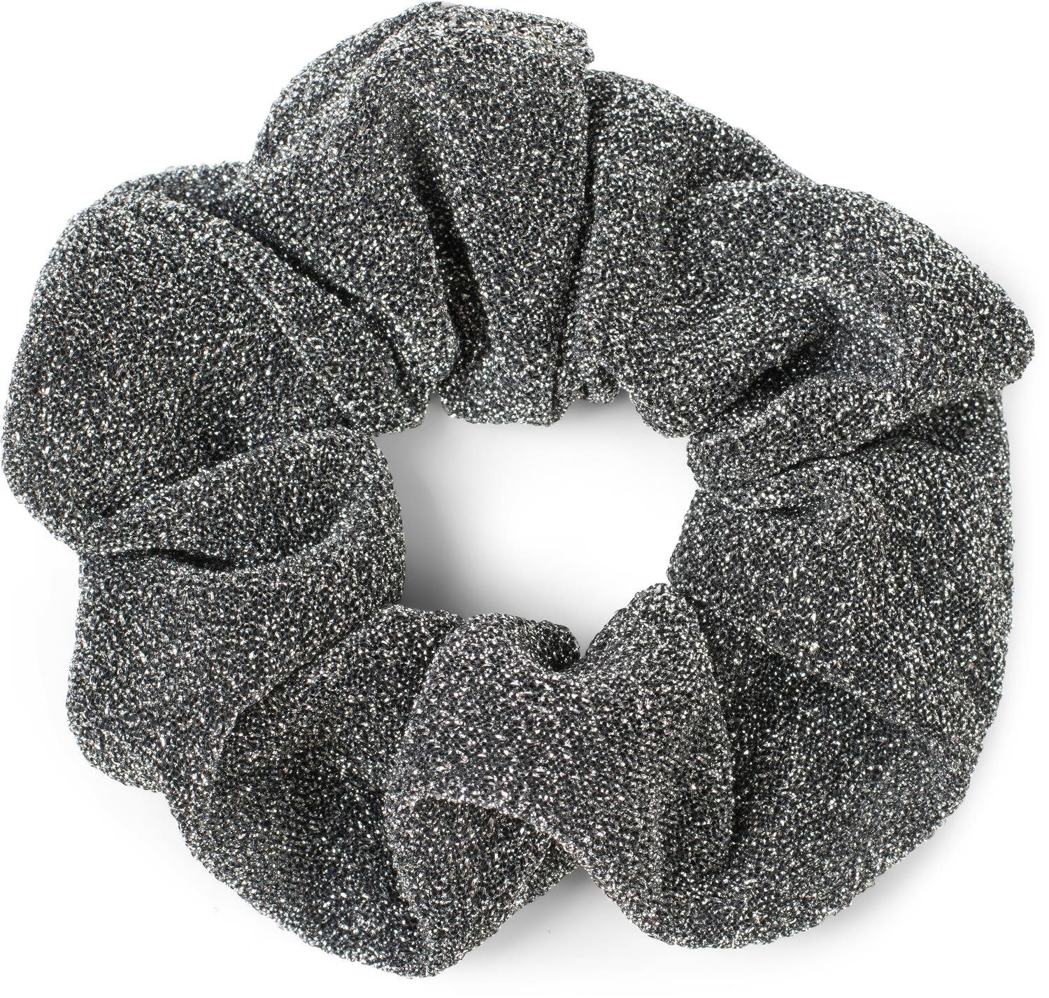 styleBREAKER Haargummi, 1-tlg., Glitzer Scrunchie Haargummi