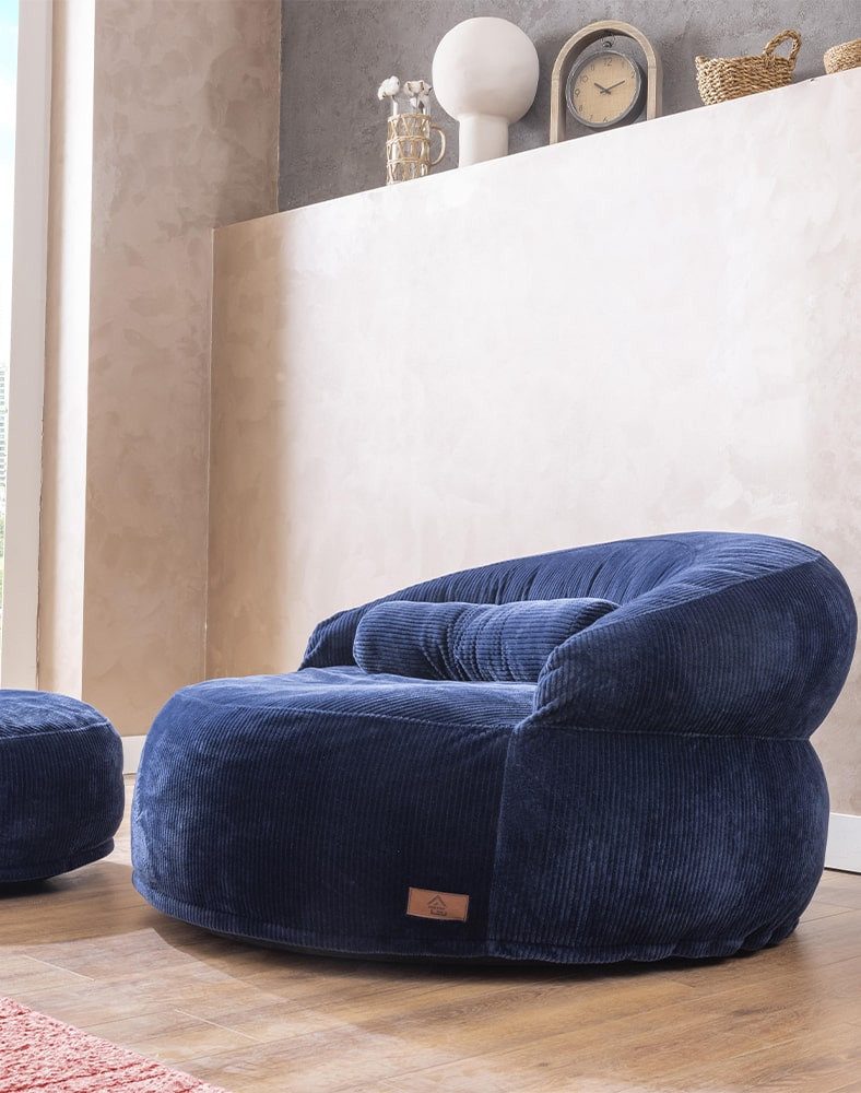 Wuuh Pouf Wuuh Felix Pouf, Soft-Pouf, Sitzhocker, Einzelsessel