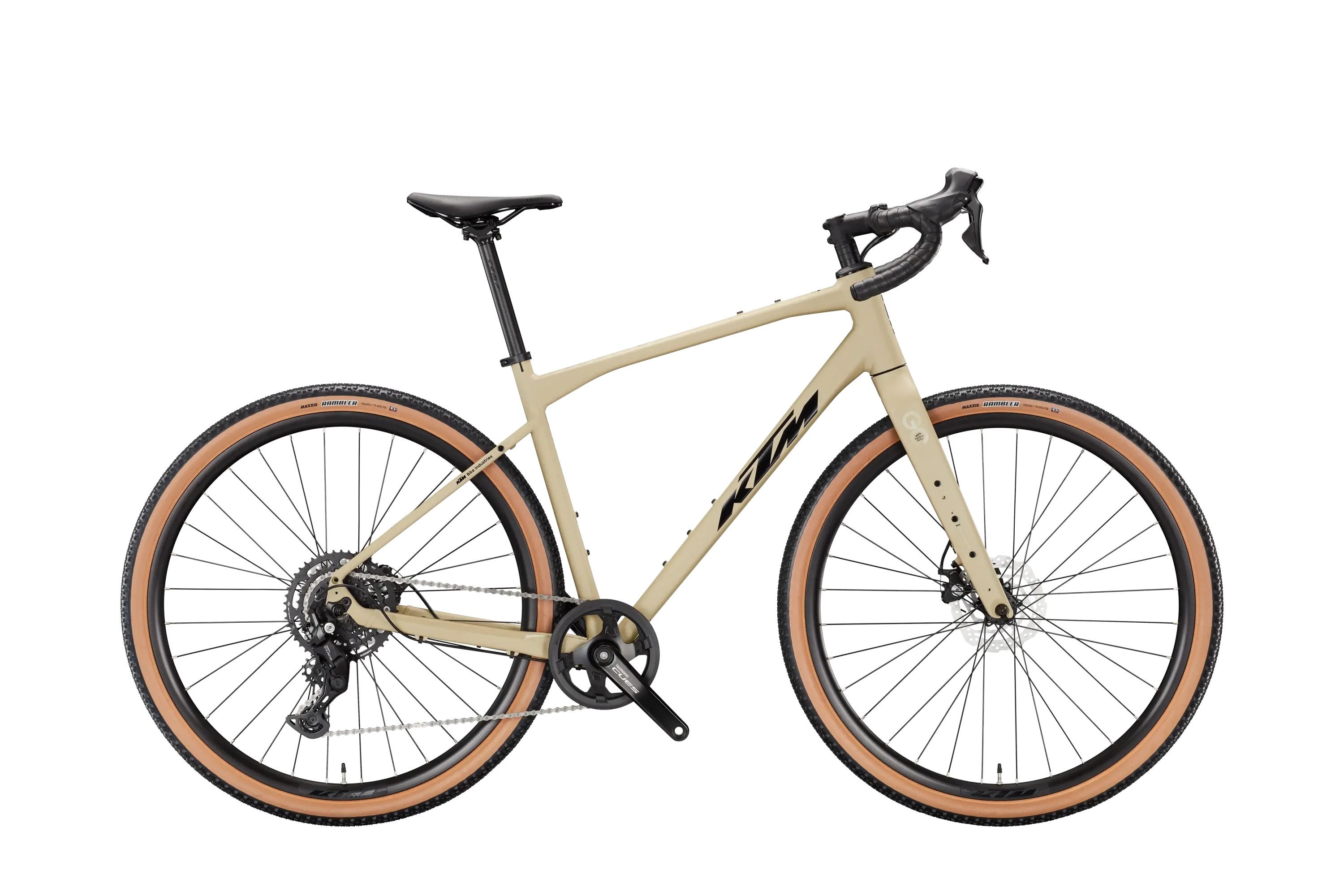 KTM Gravelbike KTM Gravelator 30 Gravelbike Beige Matt Shimano CUES 1x9
