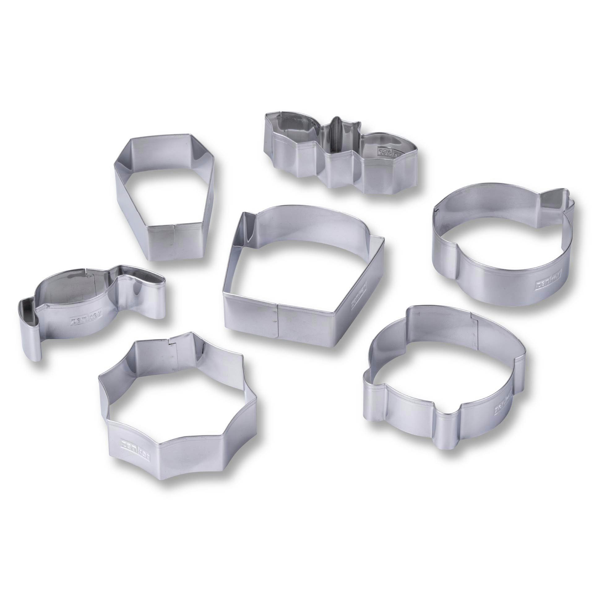 Zenker Ausstechform Ausstecher-Set Halloween, Keksausstecher, Motivausstecher, Backzubehör