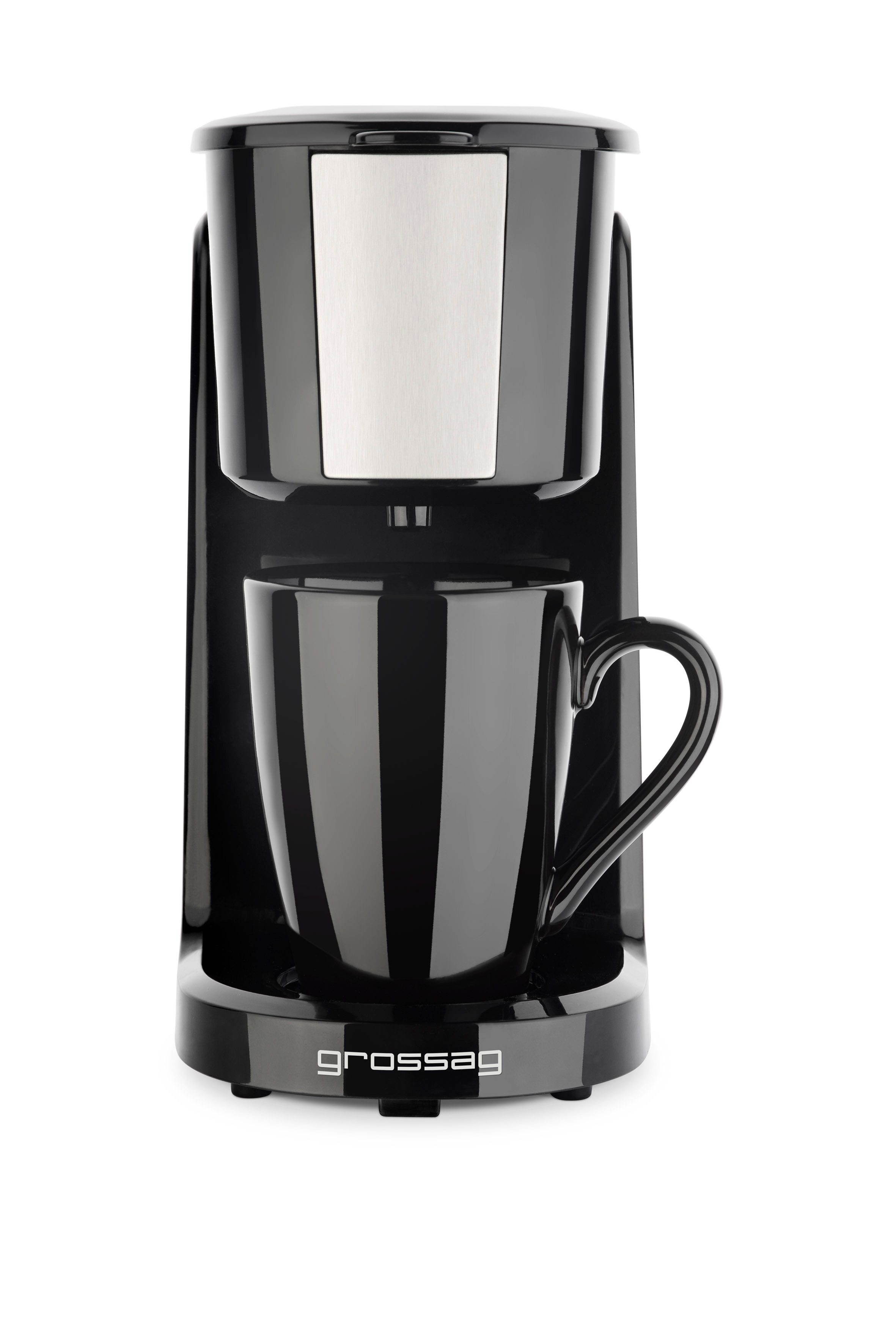 grossag Siebträger-/Filterkaffeemaschine grossag Ein-Tassen Kaffee-Automat (150ml) KA 8.17, 0,15l Kaffeekanne, Permanentsieb
