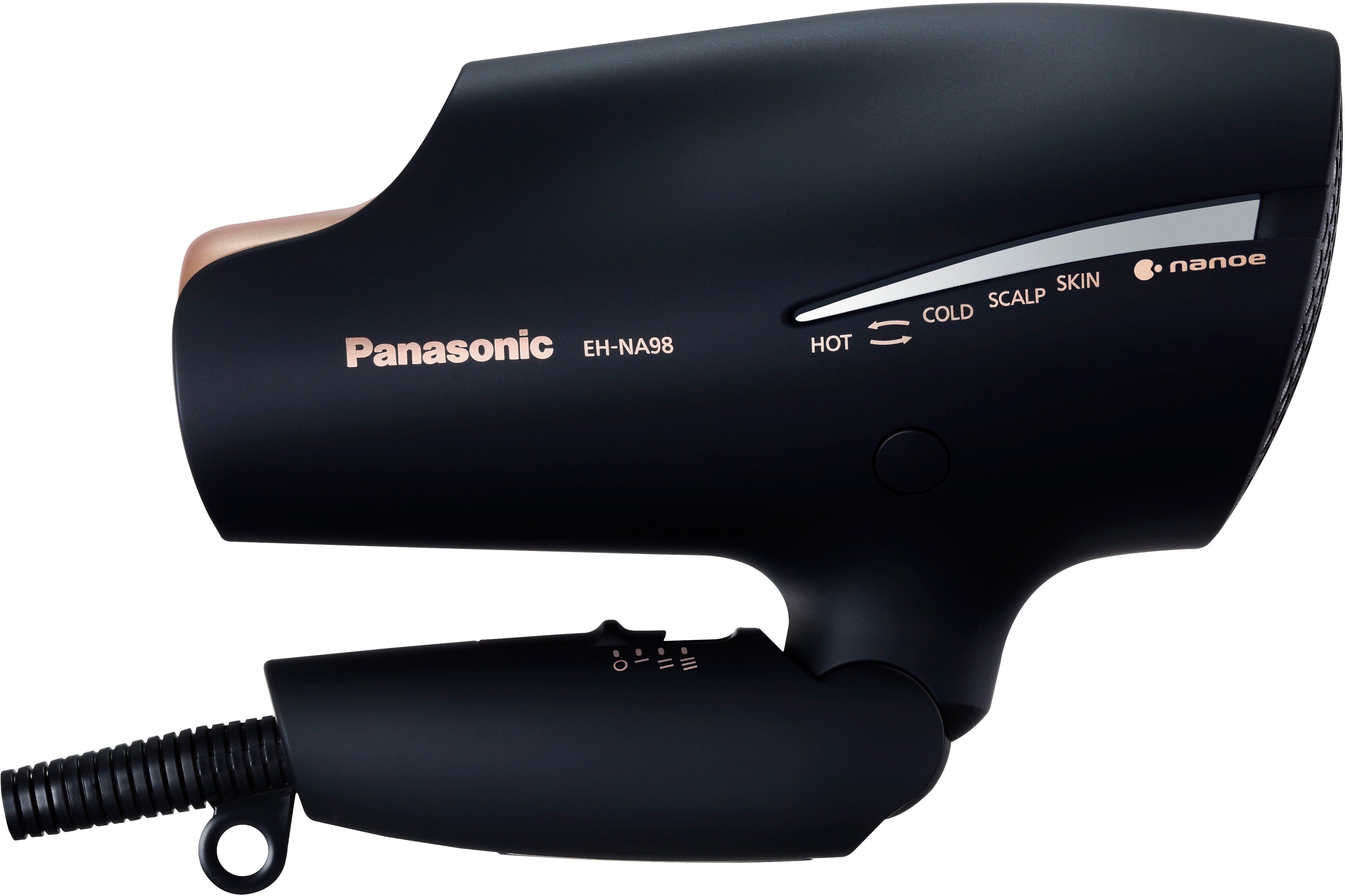 Panasonic Haartrockner EH-NA98 K825, 1800 nanoe™ W, & Mineral Double Technologie
