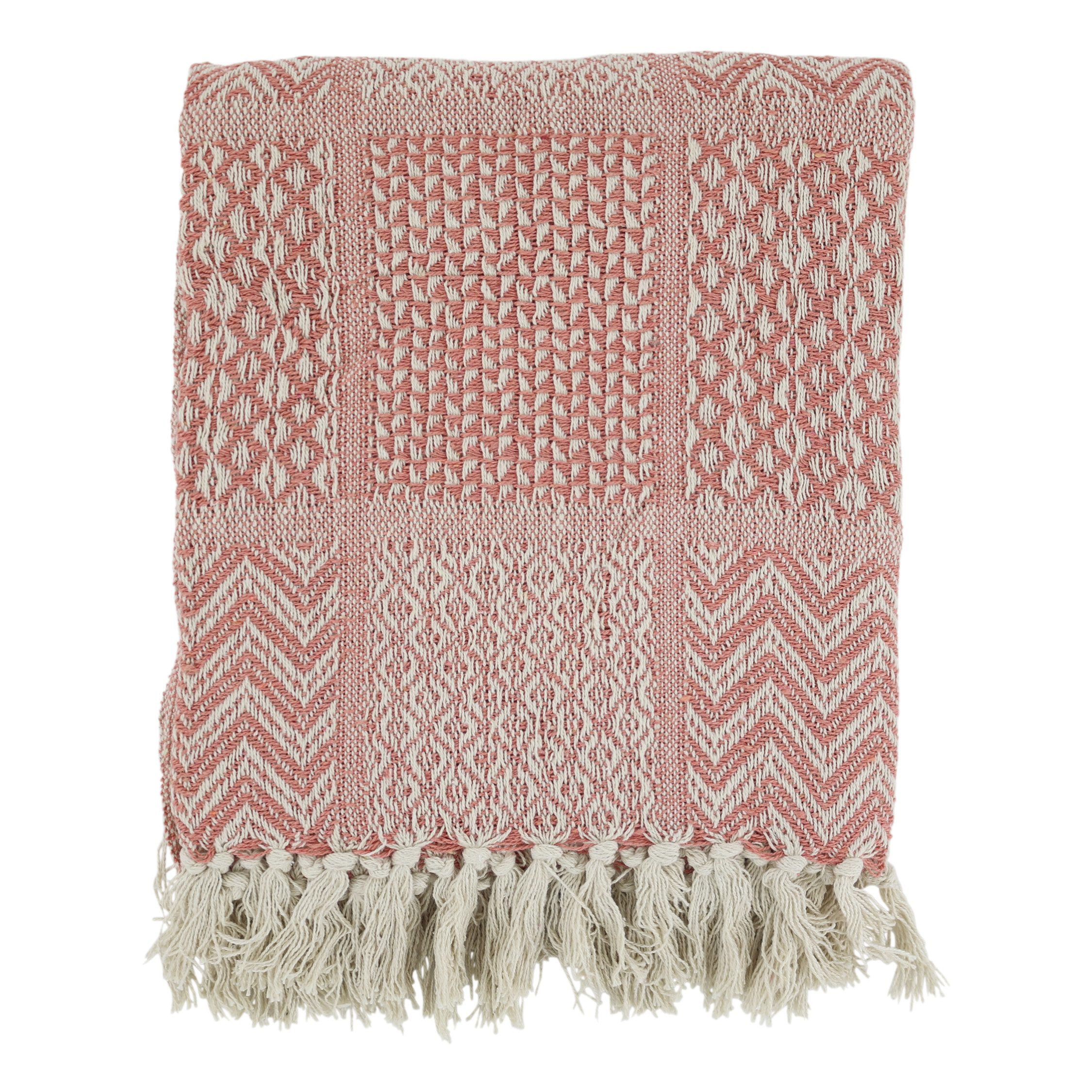Plaid Chic Antique Plaid Aix Coral Blush, Chic Antique