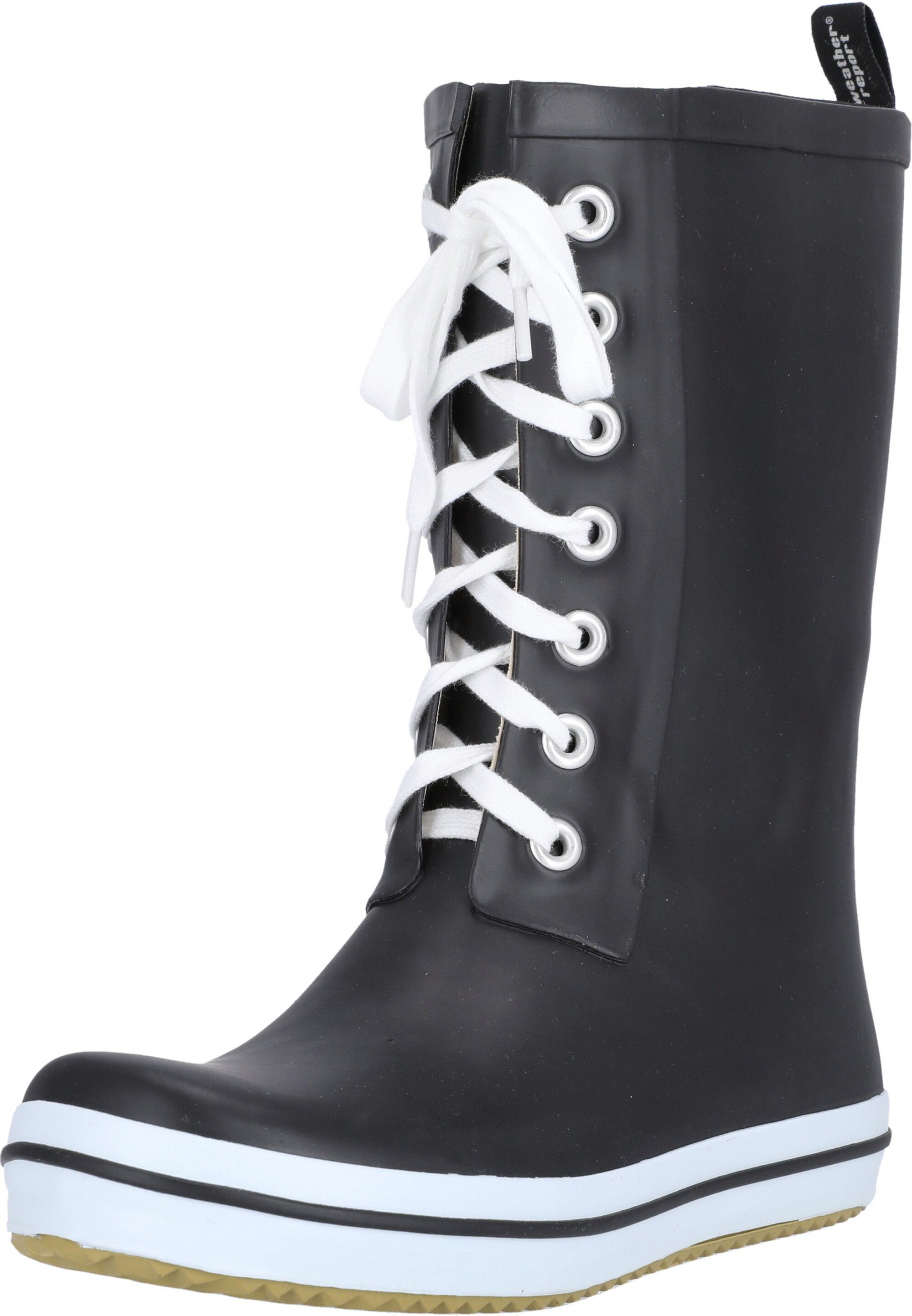 WEATHER REPORT Sondian Gummistiefel mit wasserdichtem Design schwarz