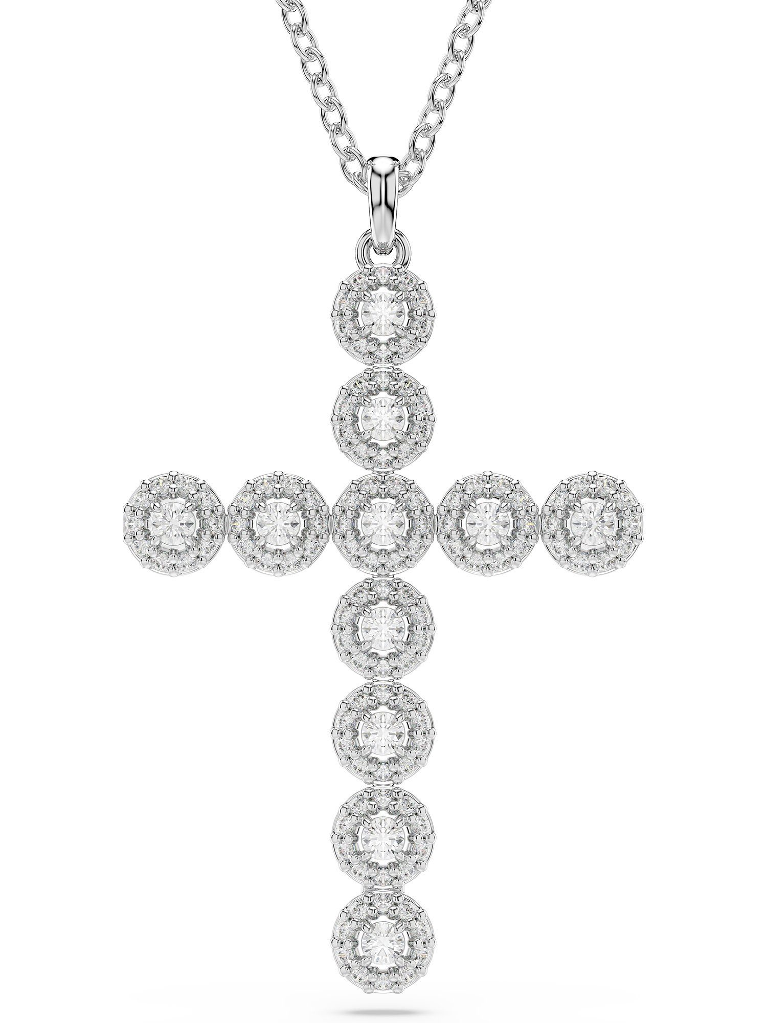 Swarovski Collier Swarovski Damen-Kette Metall Swarovski-Kristall günstig online kaufen