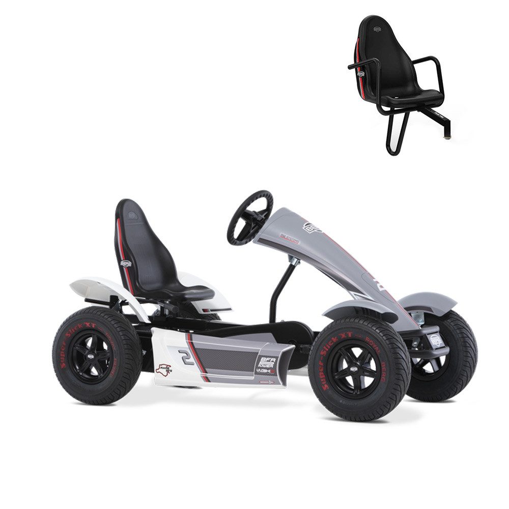 Berg Go-Kart BERG Gokart XL Race GTS grau BFR - Full Spec inkl. Soziussitz